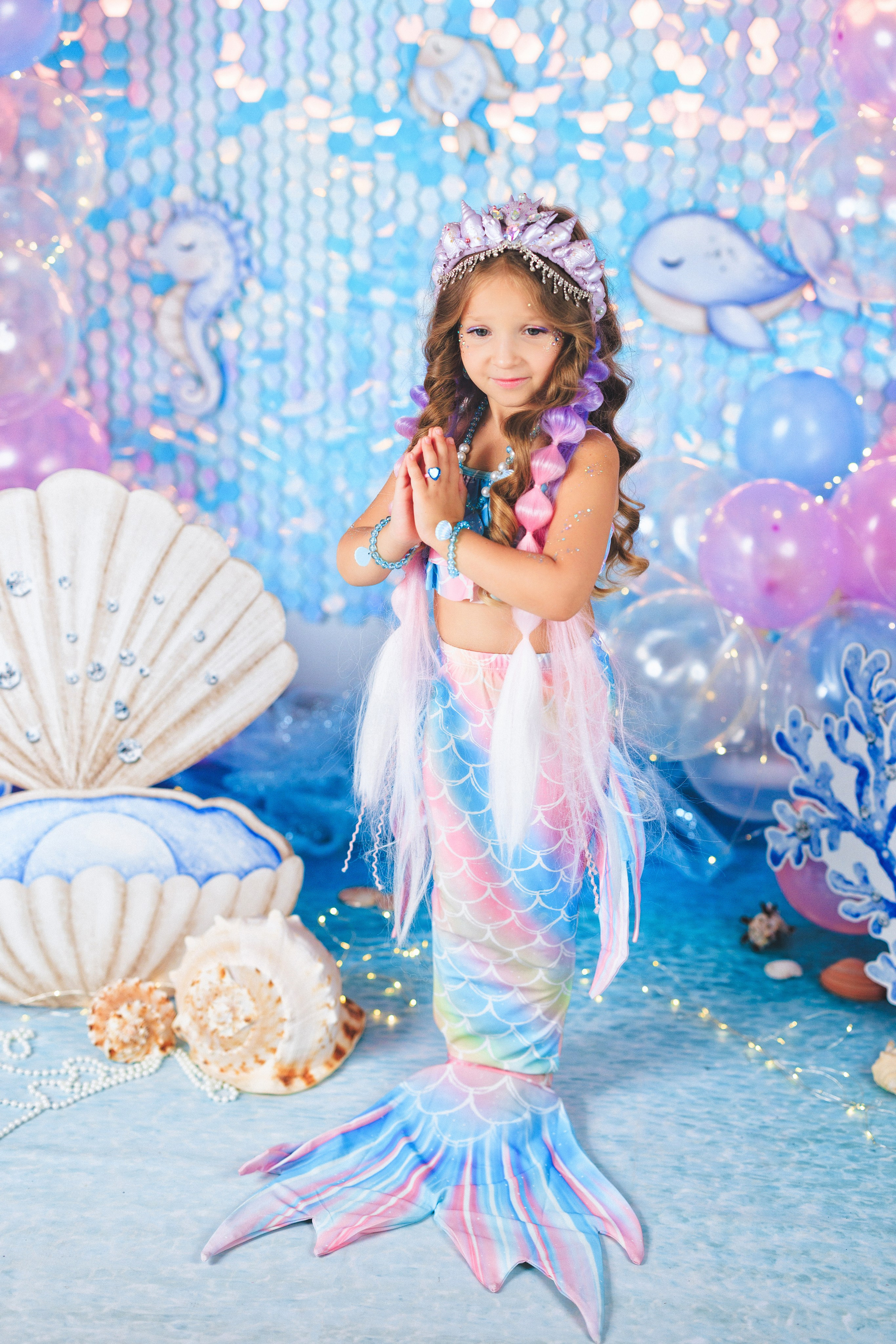 Детская фотосессия в образе «РУСАЛОЧКА», город Краснодар. Семейный и детский фотограф в Краснодаре Анна Трашкова