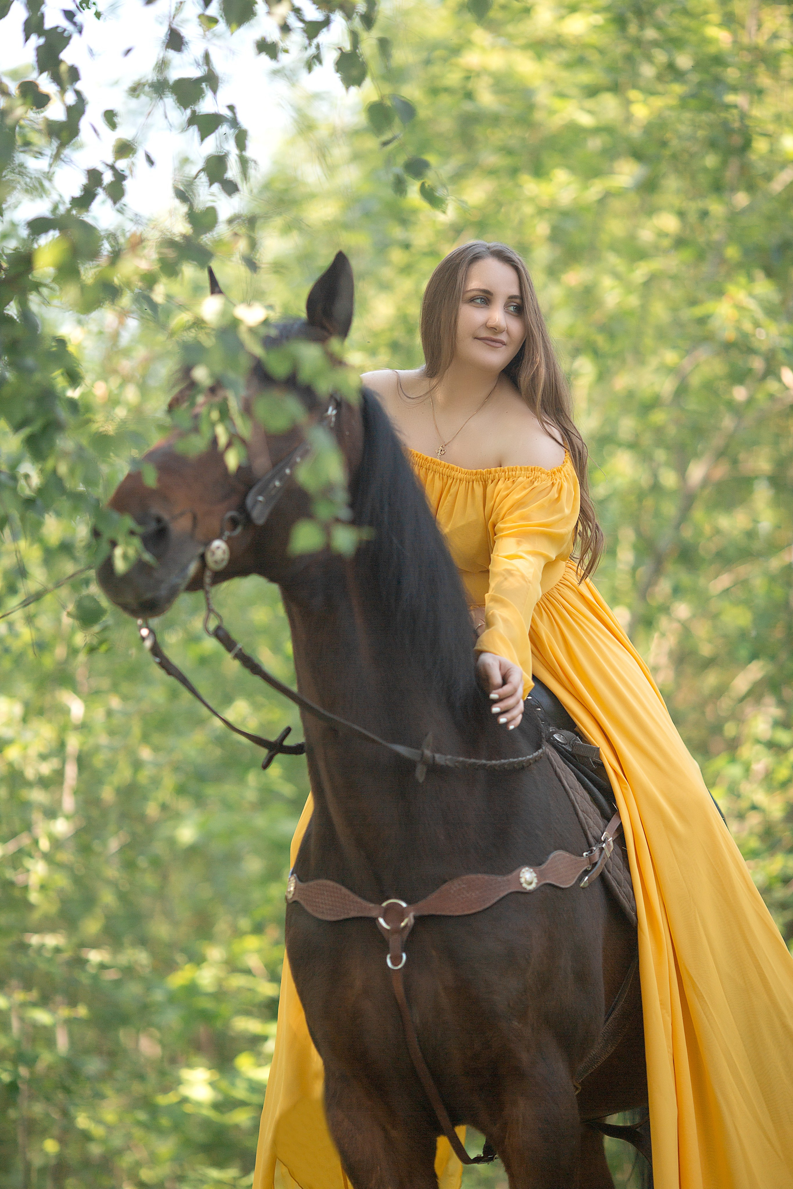 Армине, Илья и Табор. Фотосессия с лошадьми в Нижнем Новгороде