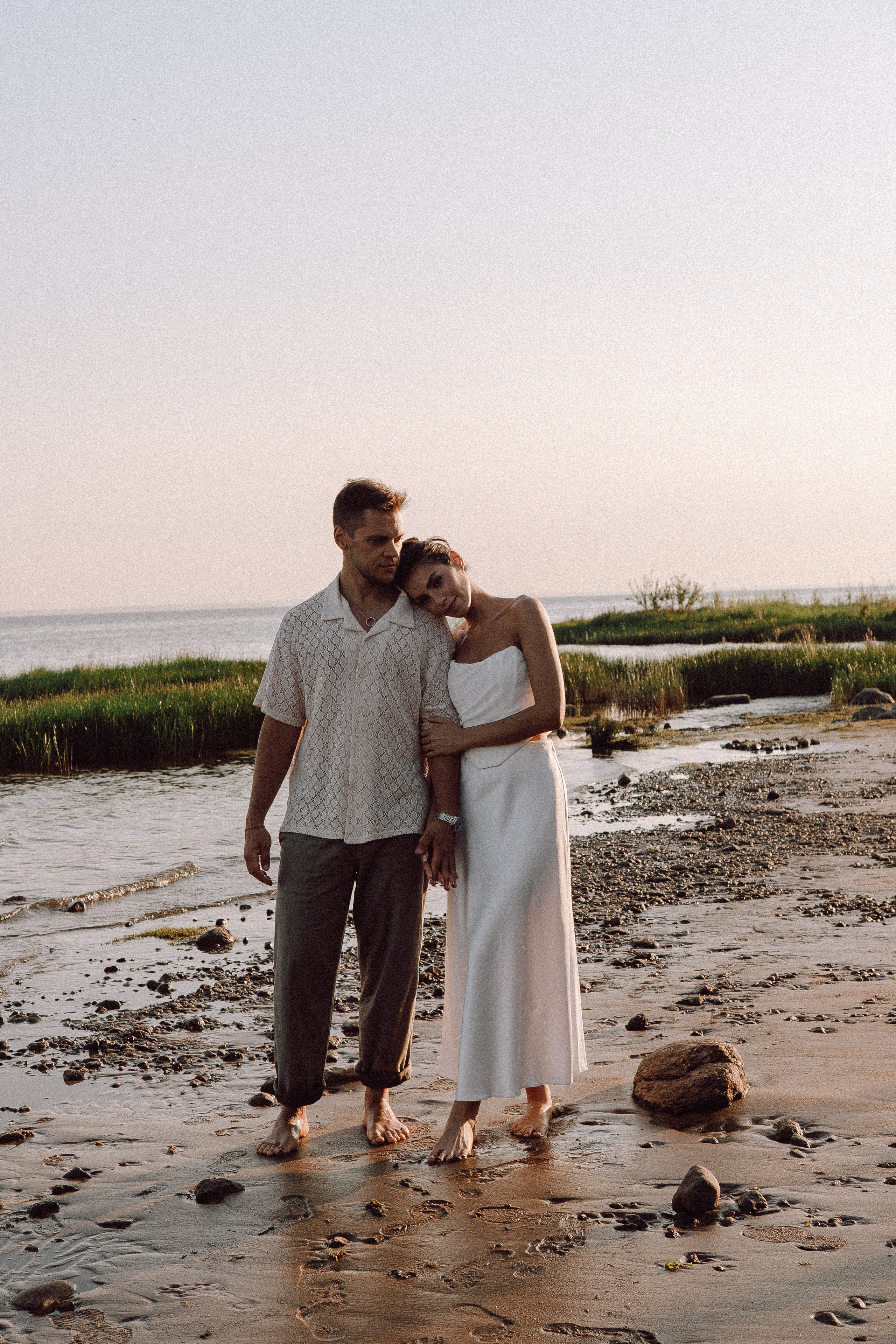 СВАДЕБНАЯ ФОТОСЕССИЯ ВЫЕЗДНОЙ ЦЕРЕМОНИИ (ФИНСКИЙ ЗАЛИВ). Профессиональный фотограф, Санкт-Петербург — Виктория Богомолова