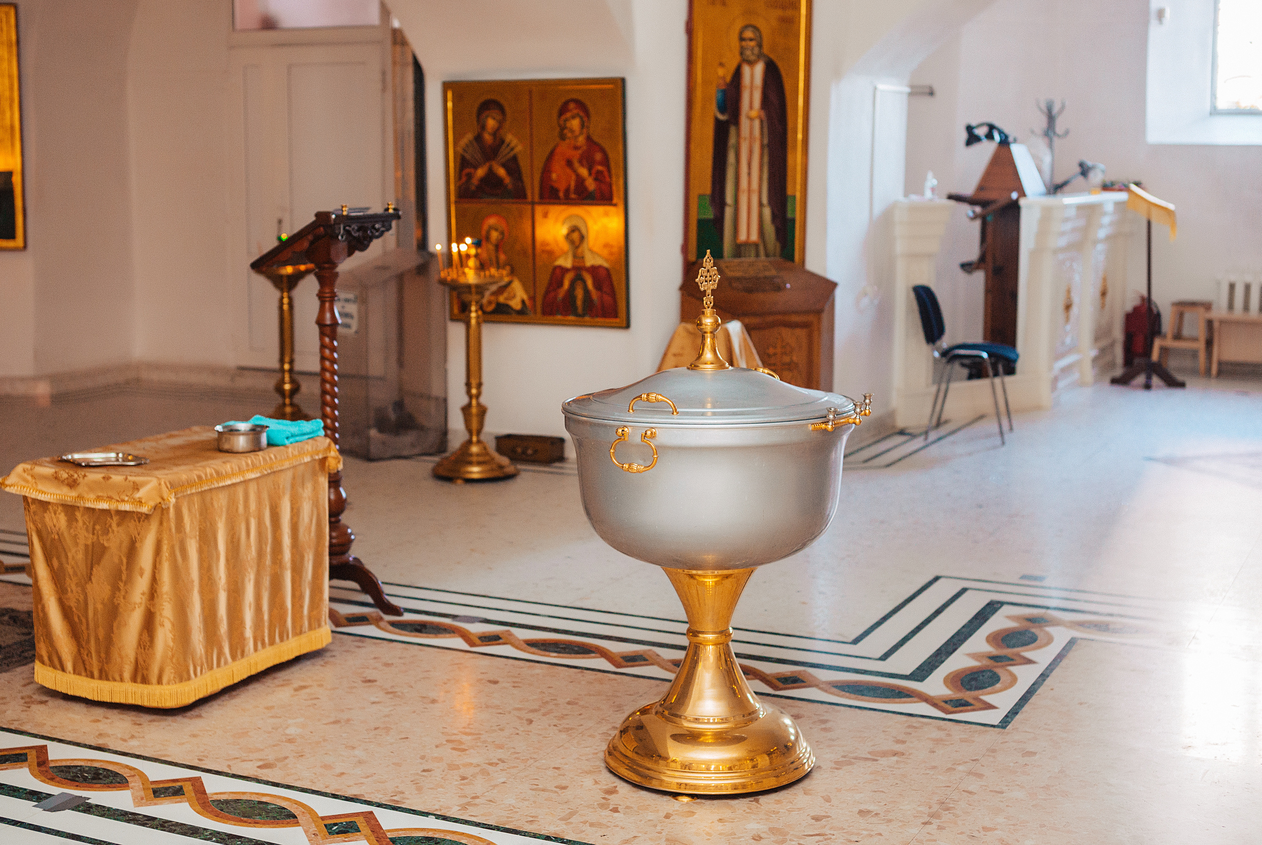 Таинство Крещения в Храме Рождества Христова. Свадебный и семейный фотограф/видеограф в Краснодаре Наталья Осинская