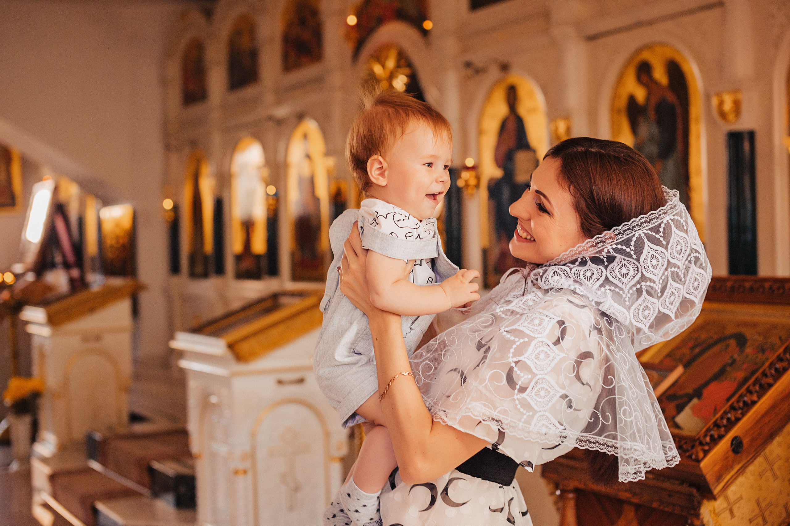 Таинство Крещения в Храме Рождества Христова. Свадебный и семейный фотограф/видеограф в Краснодаре Наталья Осинская