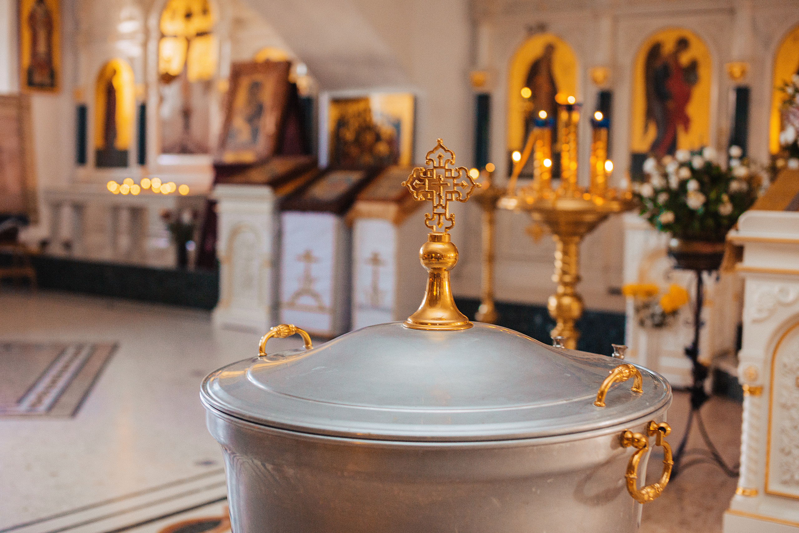 Таинство Крещения в Храме Рождества Христова. Свадебный и семейный фотограф/видеограф в Краснодаре Наталья Осинская