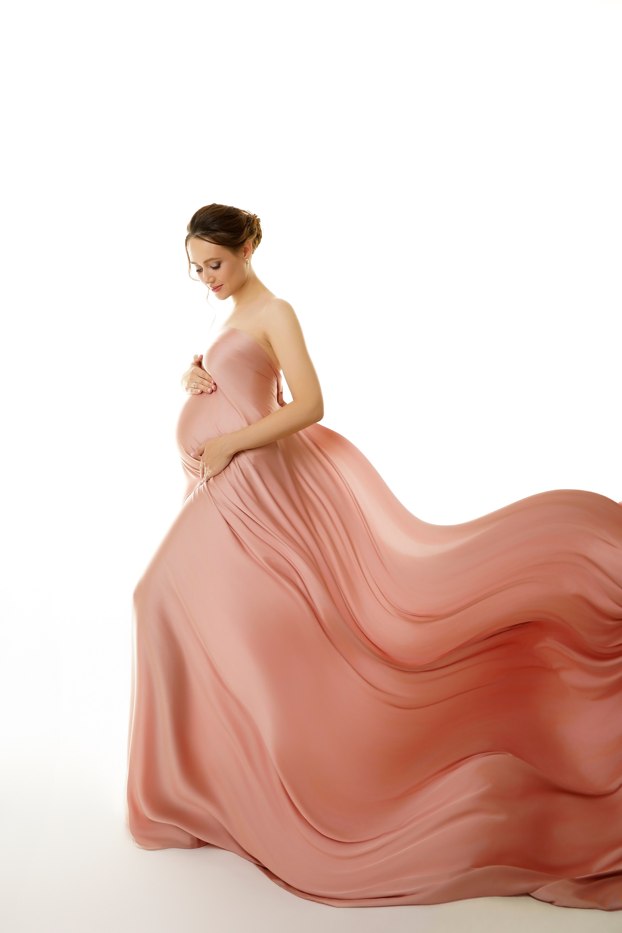 Съёмка беременности в моей фотостудии «НЕБО». Женский фотограф в Химках Алёна Ленёва