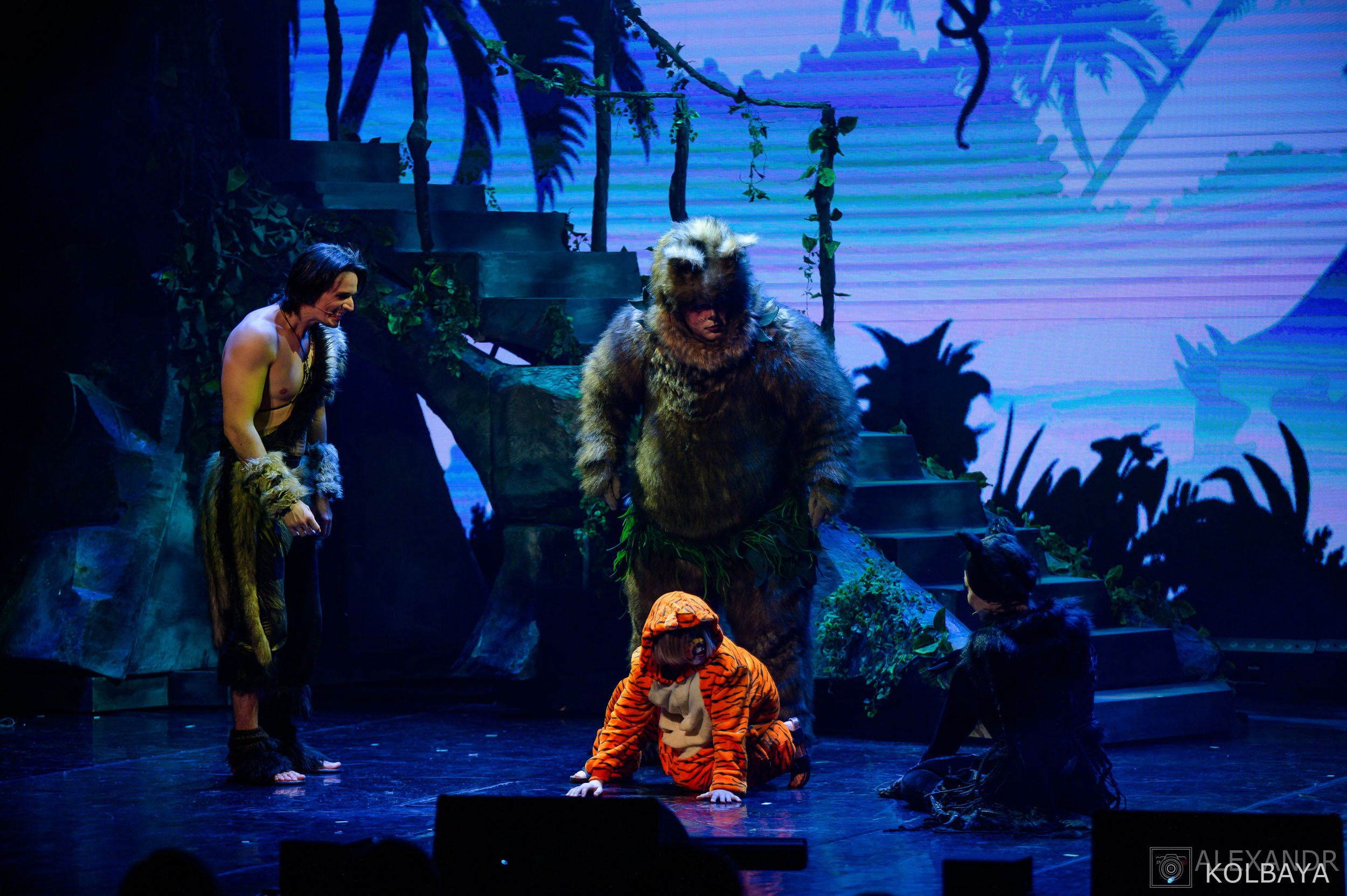 Мюзикл «Маугли». Концертный и театральный репортажный фотограф в Москве Александр Колбая