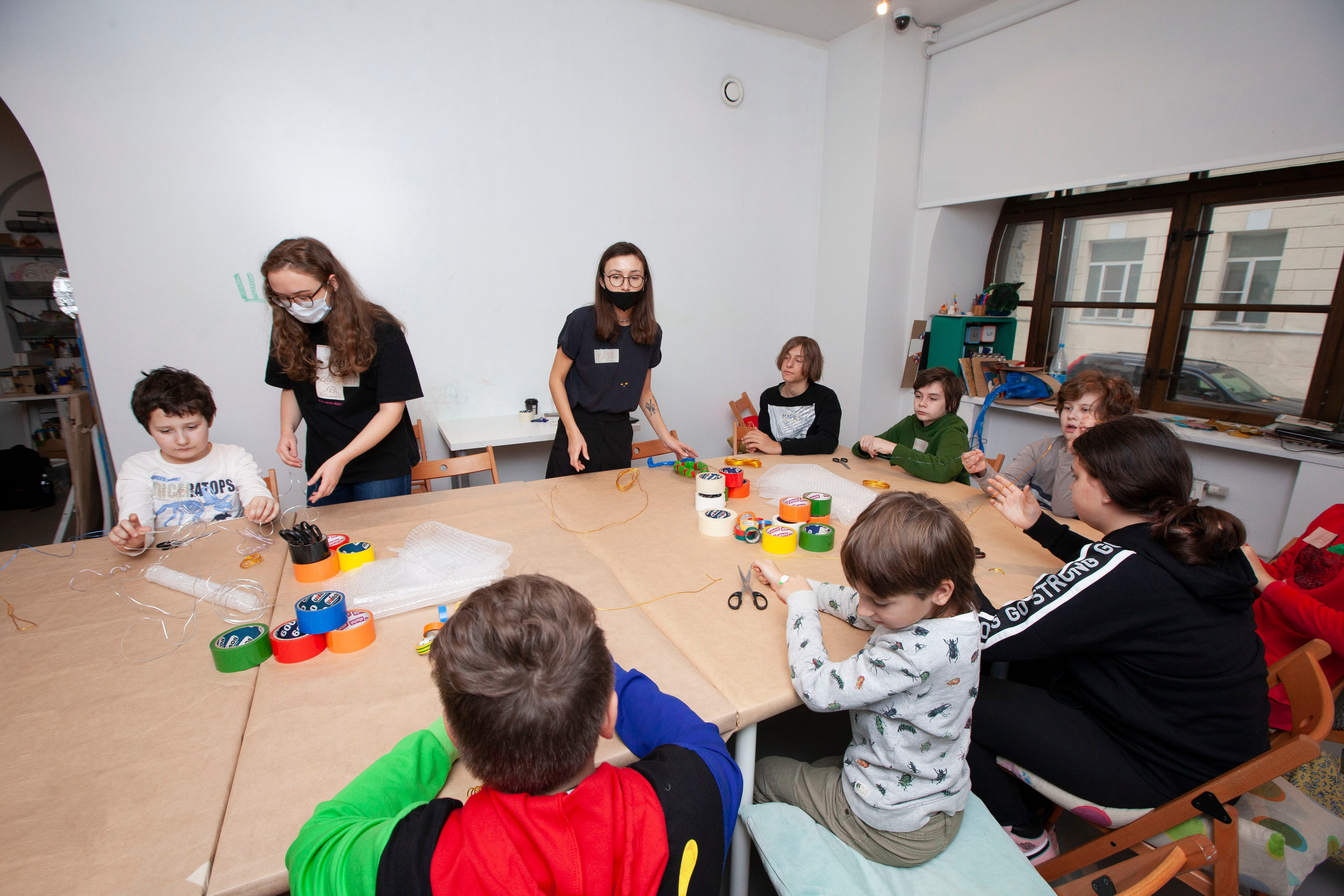 Детский мастер-класс в ММОМА. Stanislav Baryshev — People. Emotions. Atmosphere