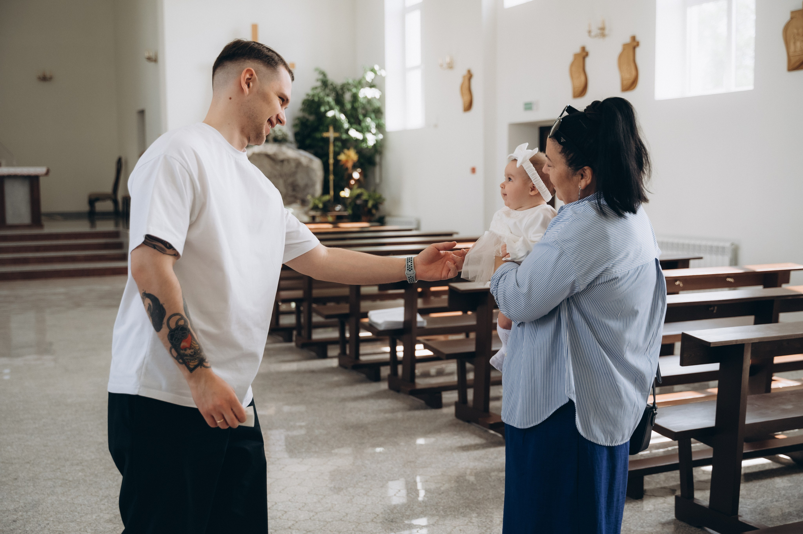 Крещение Леи (Костёл Святого Духа). Семейный фотограф в Минске Дарья Дреко