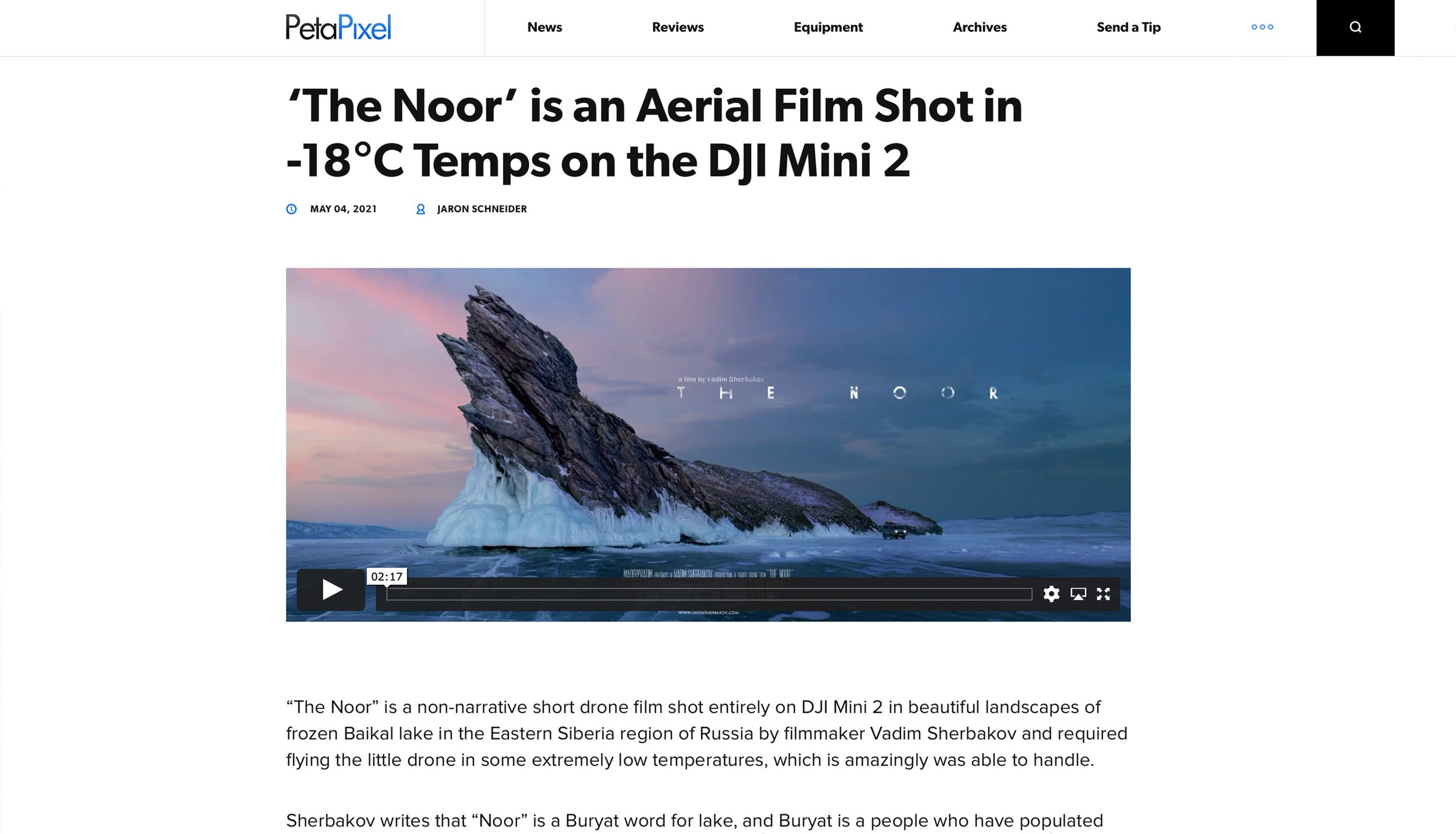 Press. Vadim Sherbakov Portfolio