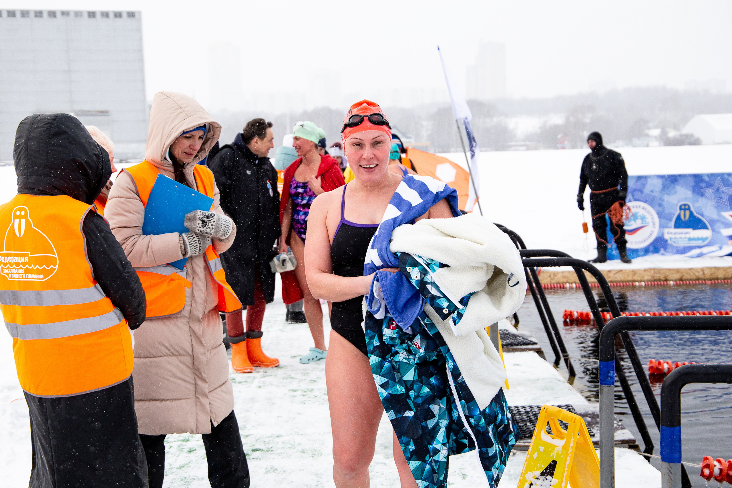 Моржи (спорт). Портретный фотограф в Москве Афанасьева Вера