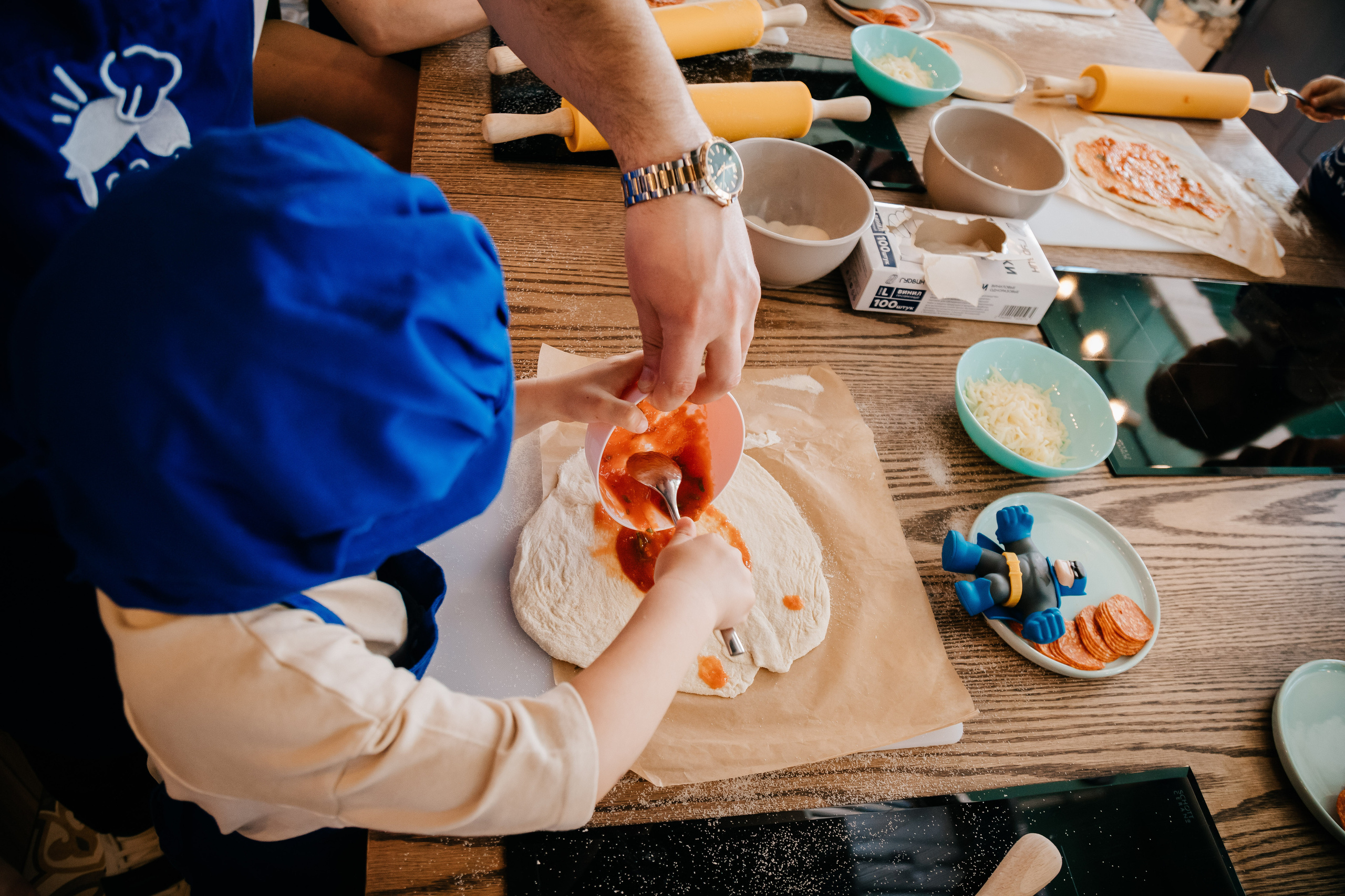 Ресторан «Дети на Кухне». Оскару 4 года. Семейный lifestyle фотограф в Санкт-Петербурге Людмила Пахомова