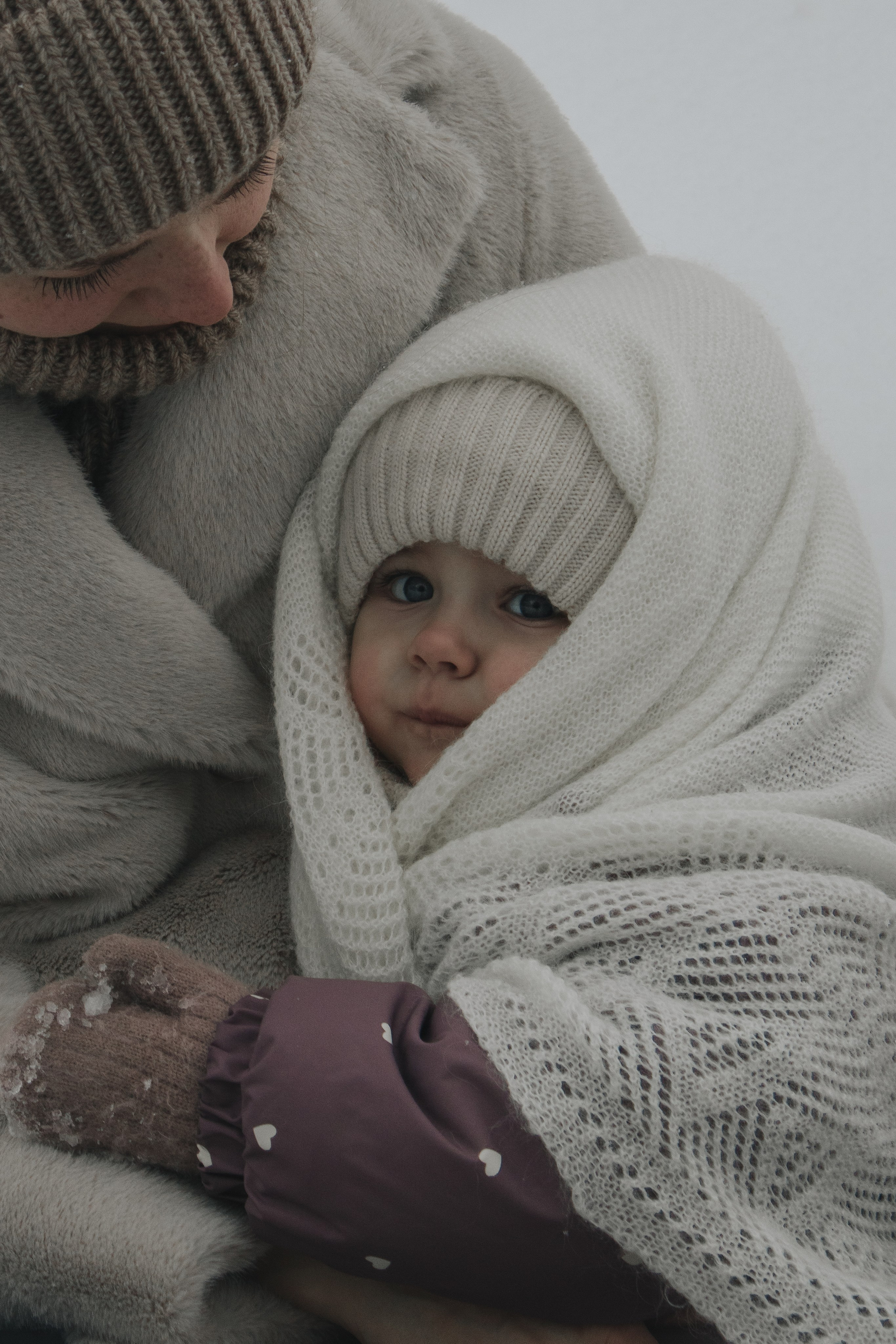 Зимняя фотосессия в парке. Семейный и женский фотограф Москва Юлия Левада