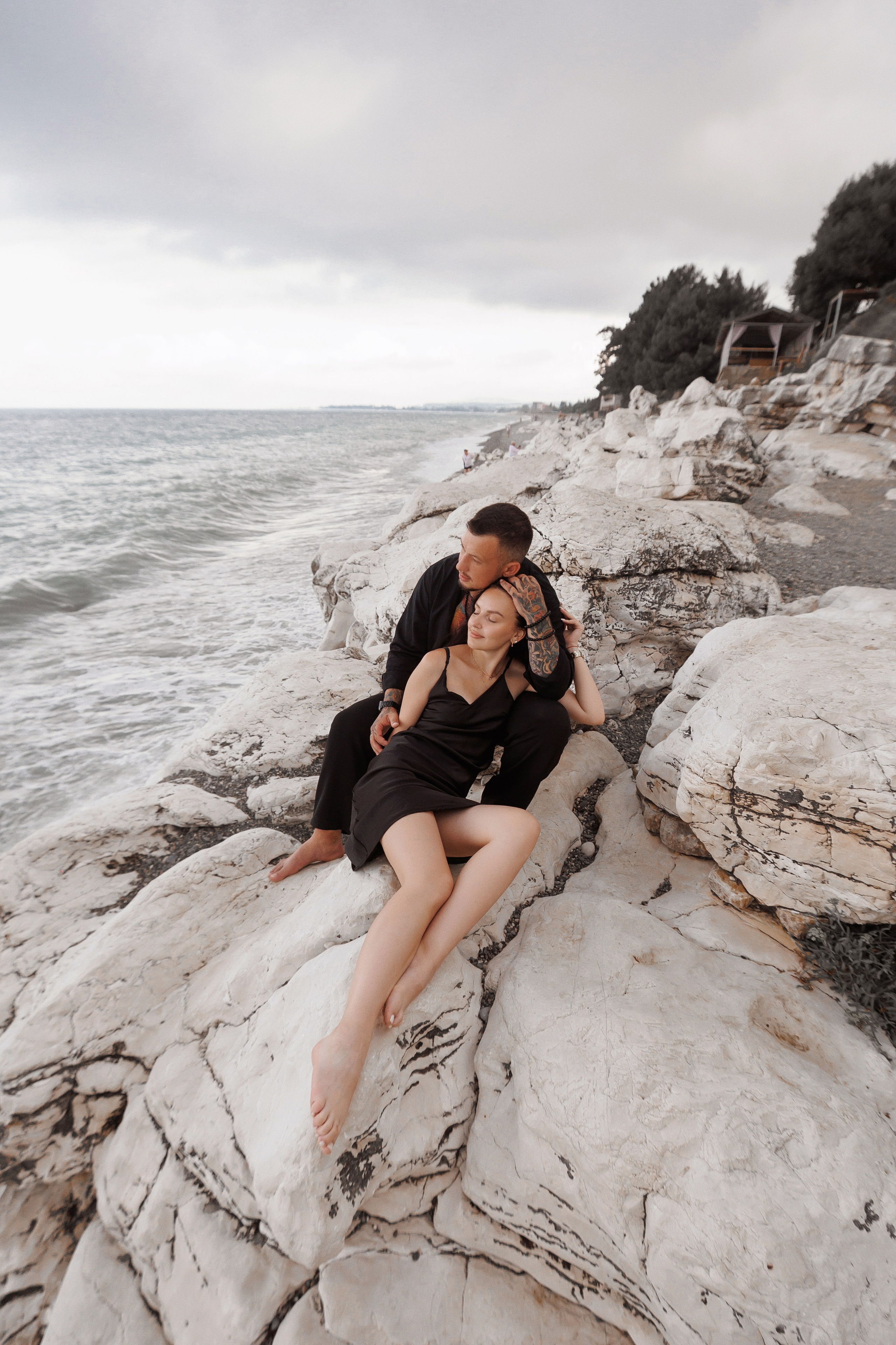 Парная фотосессия у моря. Свадебный и семейный фотограф в Сочи Денис Вялов