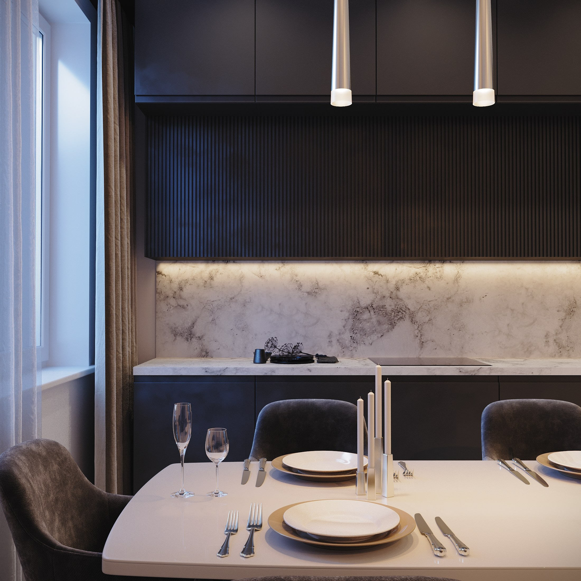 Визуализация квартиры для девушки-фотографа. Студия 3d визуализации Arcviz