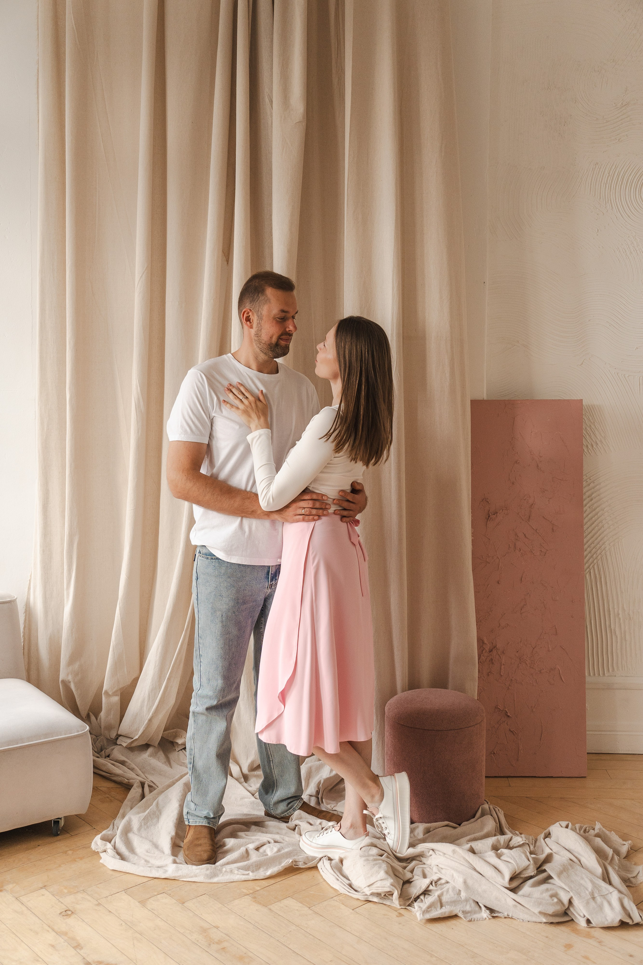 Семейная съёмка с малышкой|White Garden. Фотограф в Екатеринбурге Яна Круташова