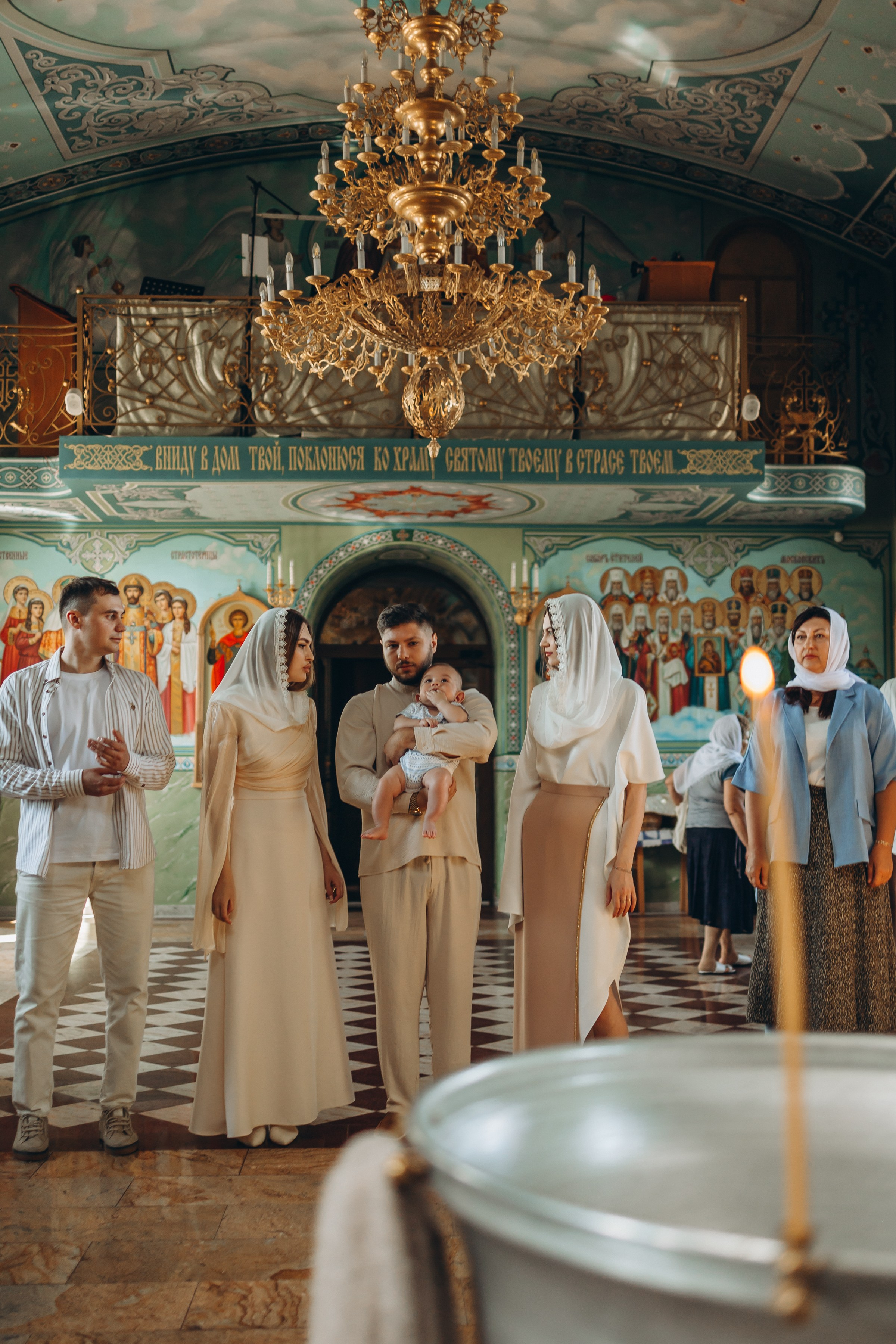 Крещение Родиона. Семейный фотограф в Волгодонске Краченцева Анна