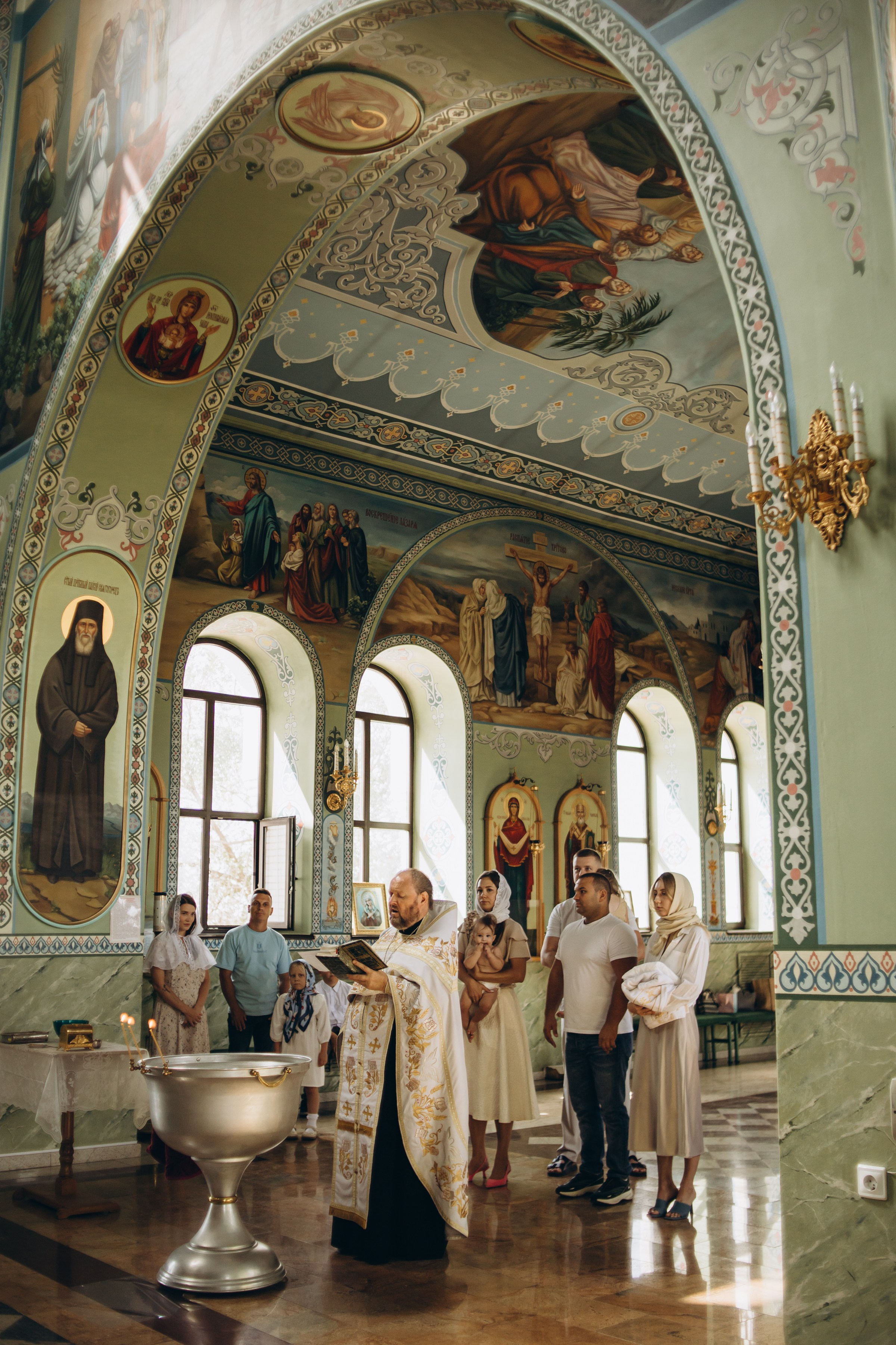 Крещение Варвары и Елизаветы. Семейный фотограф в Волгодонске Краченцева Анна