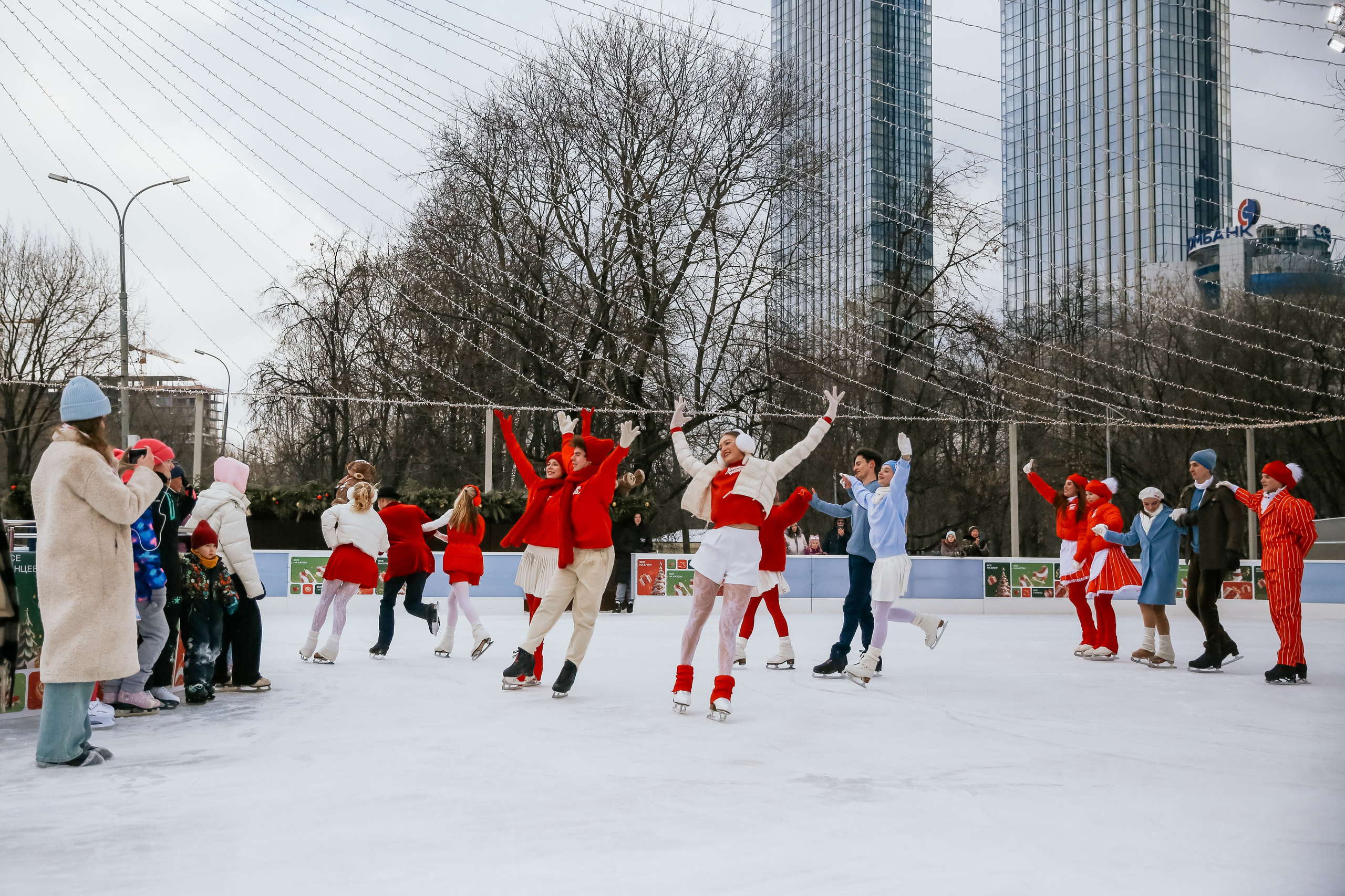 Ледовое шоу Сити каток Московское Чаепитие. Фотограф и видеограф Анна Домашенко