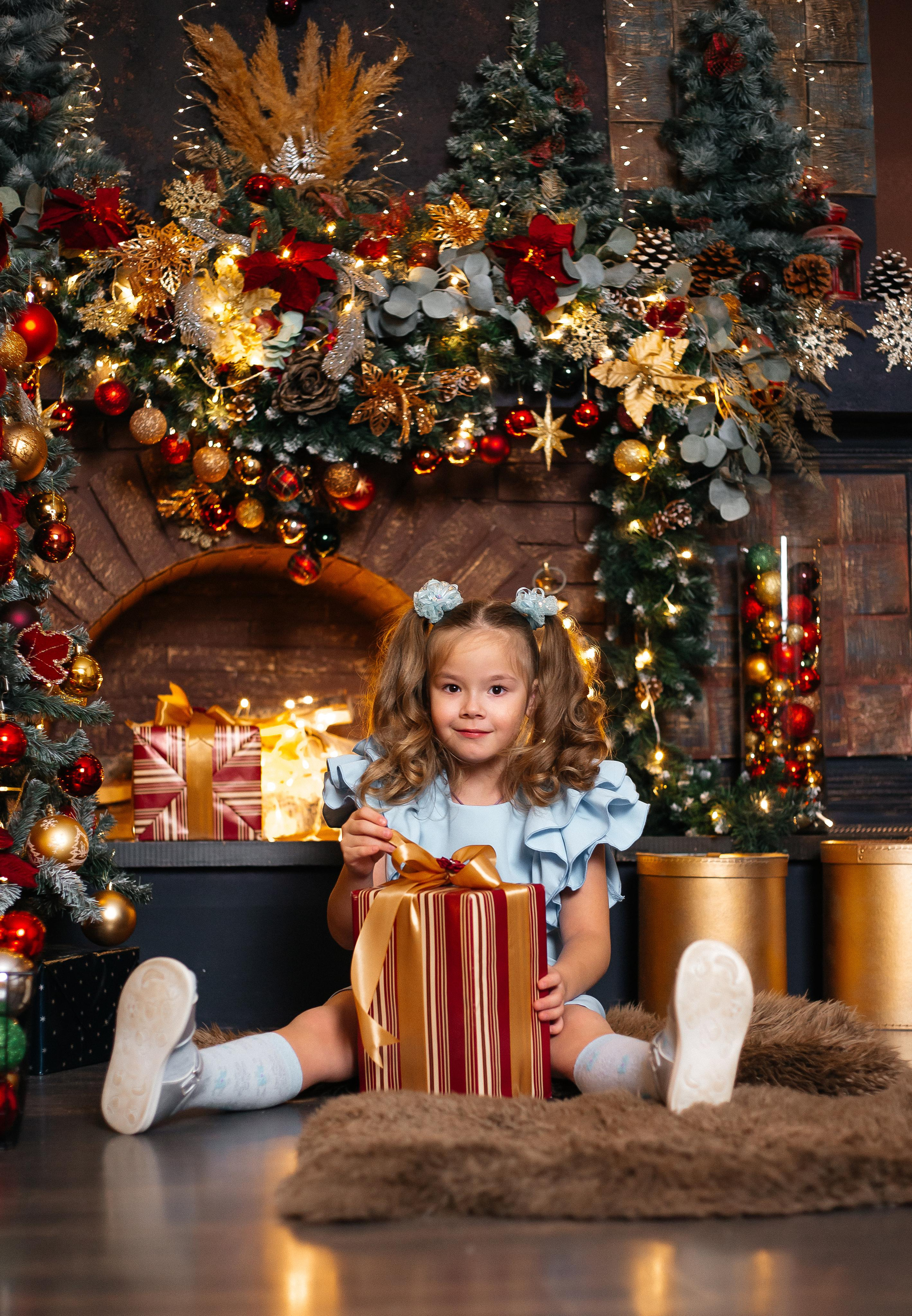 Новогодняя фотосессия в студии. Фотограф Татьяна Орлова