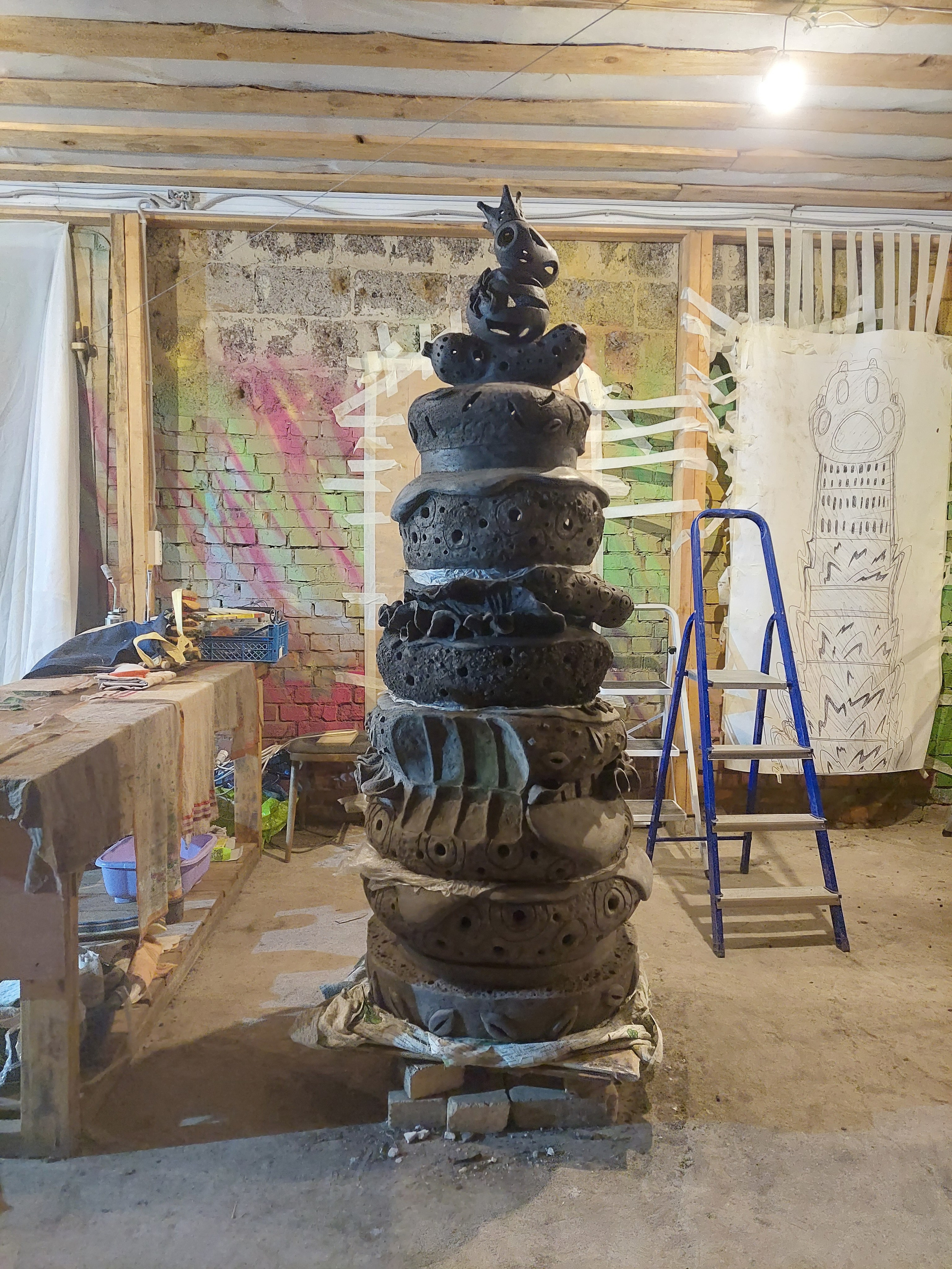 Гуслица 2022. Курс Татьяны Пунанс «Make Your Fire». Керамика с историей. Елена Рогалёва