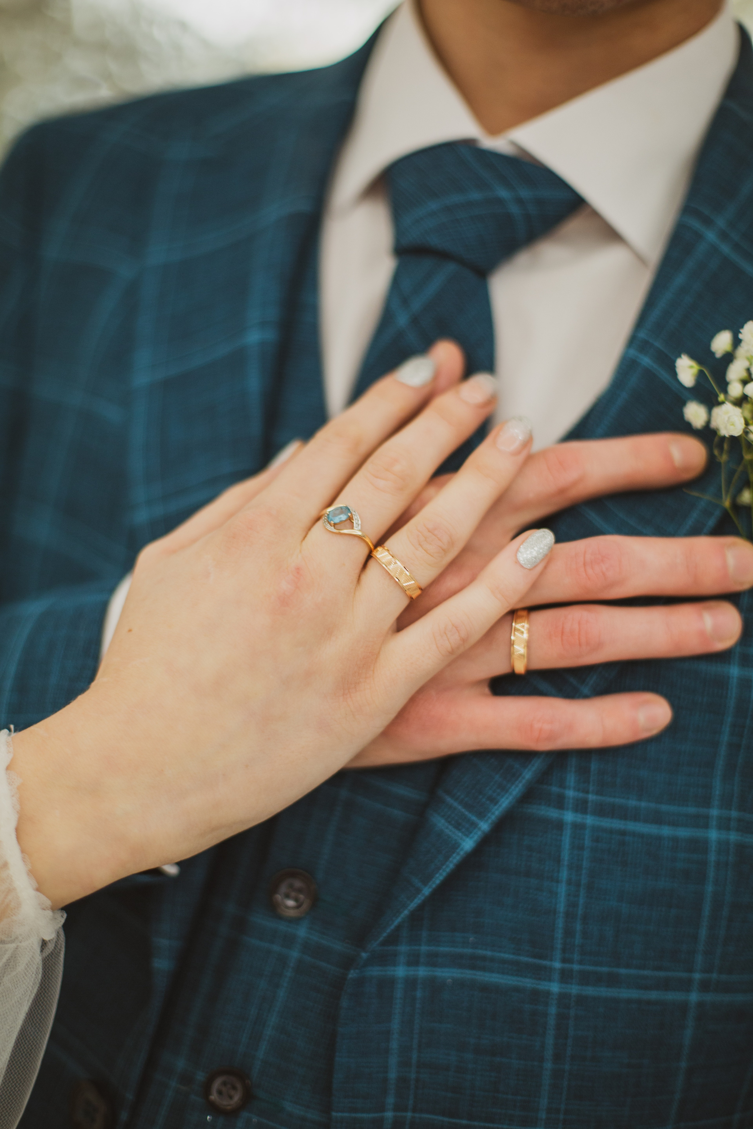 Кольца обручальные карром