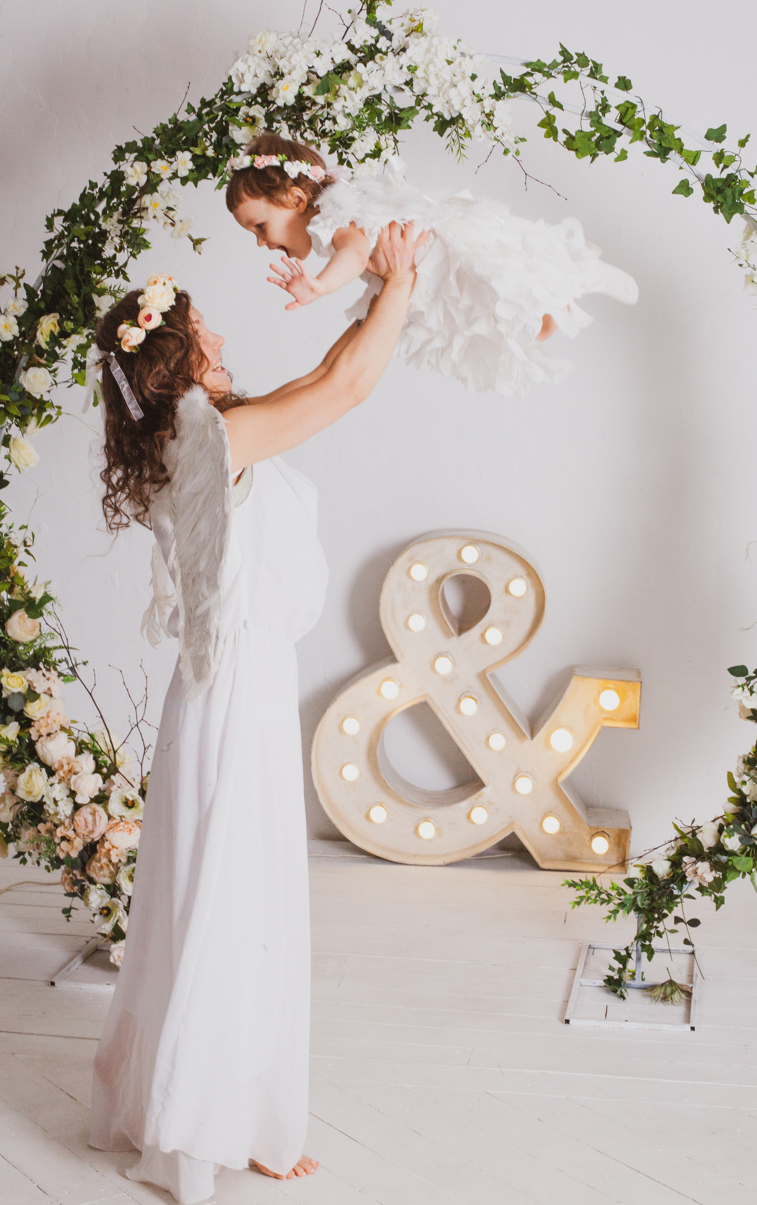 Два ангела семья фотограф