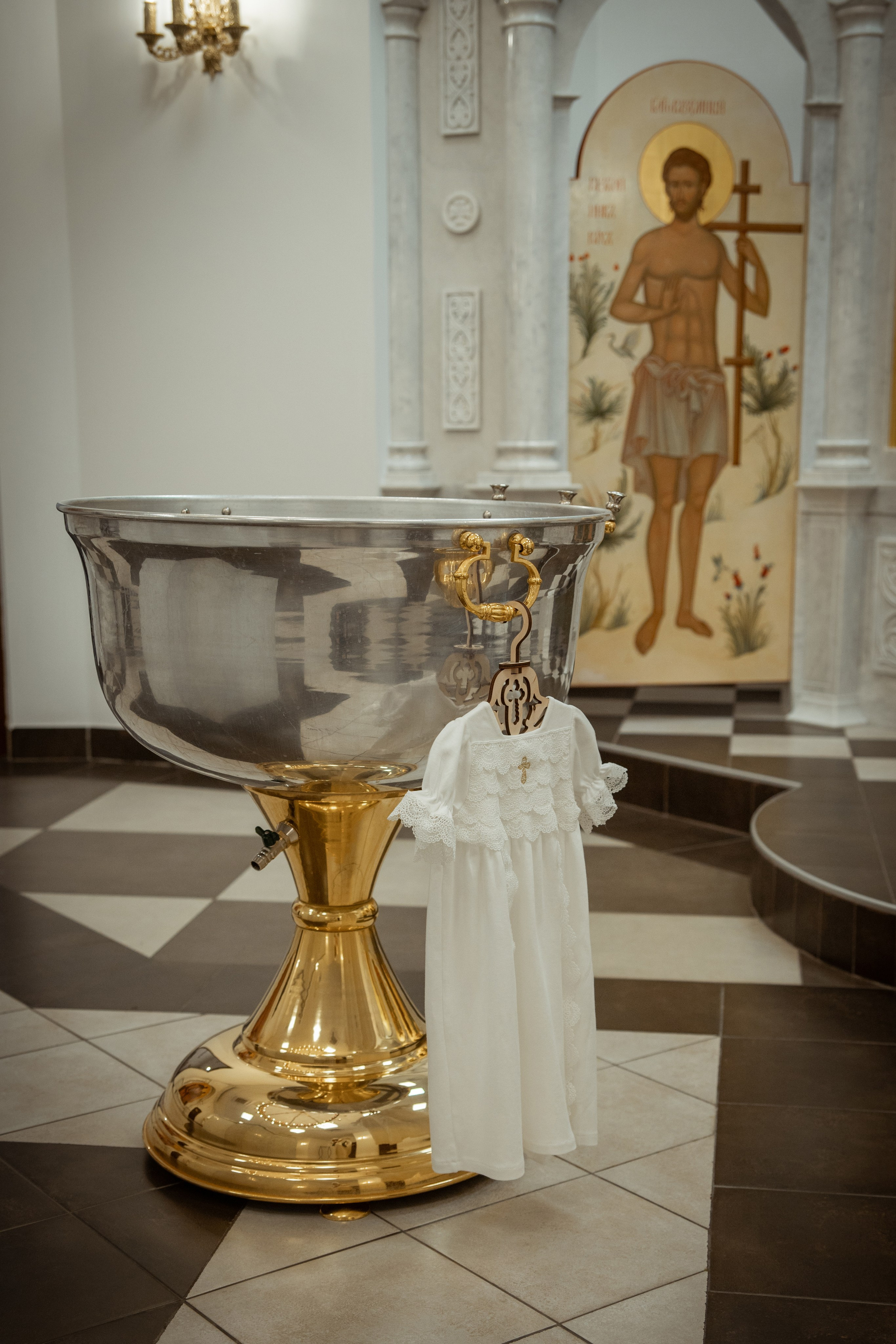 Таинство Крещения Александры, Александра-Невский Собор г. Волгоград. Церковный, семейный и репортажный фотограф Волгоград, Волжский