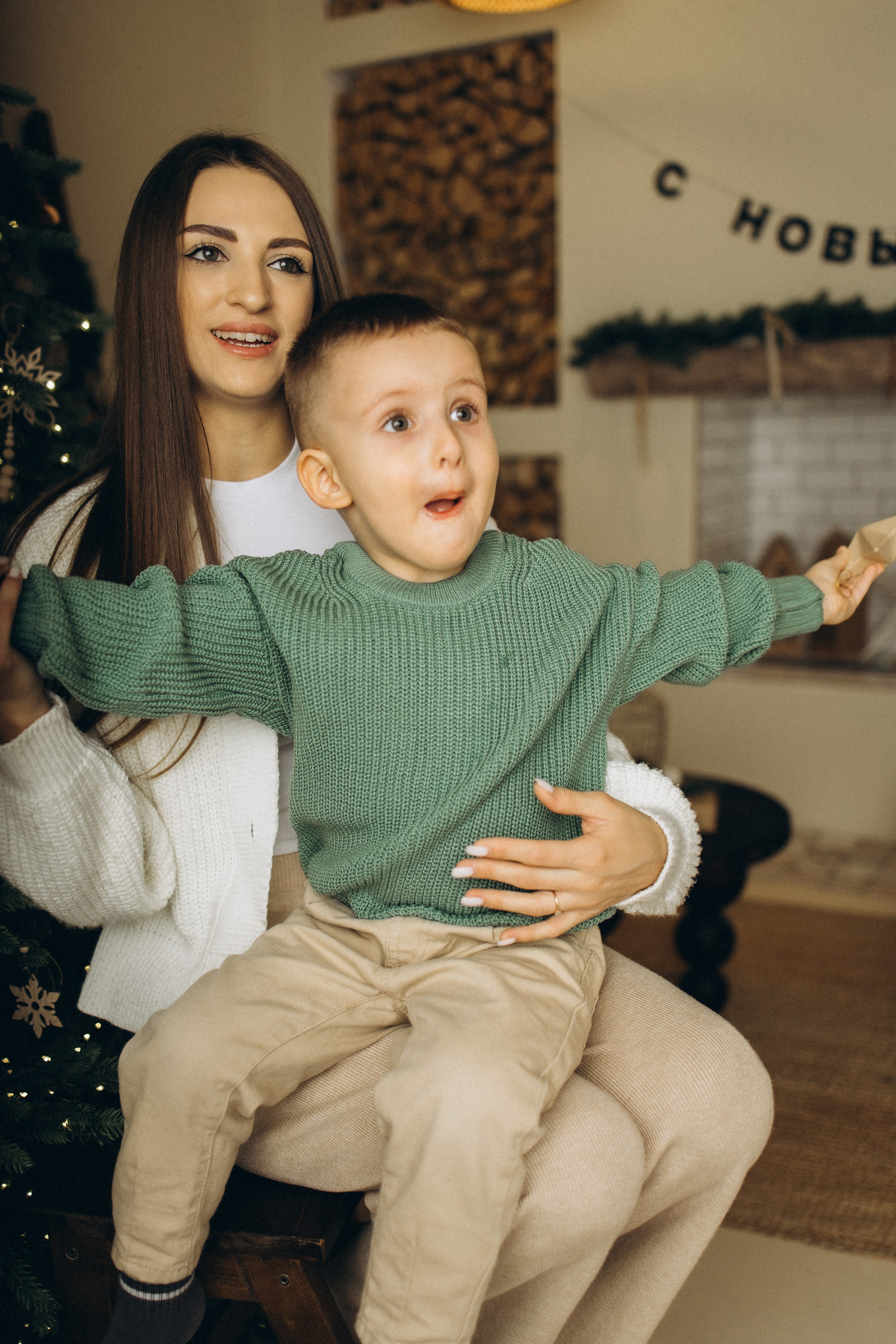 Максим & Лера & Марк 🎄✨. Семейный фотограф в Санкт-Петербурге Виктория Безгузова