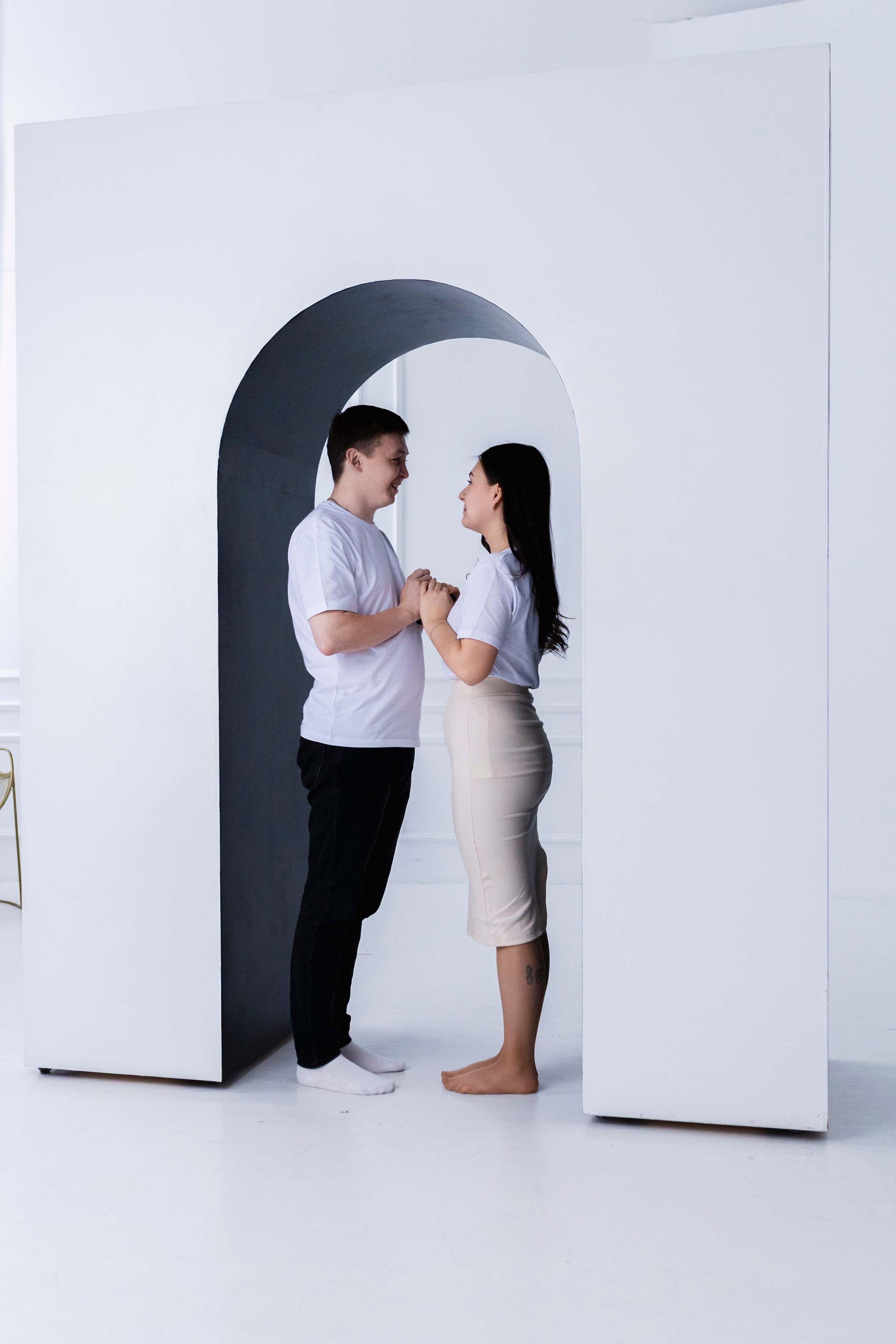 Фотосессия в студии для Дениса Ульяны и Киры. Фотограф Каримов Виктор