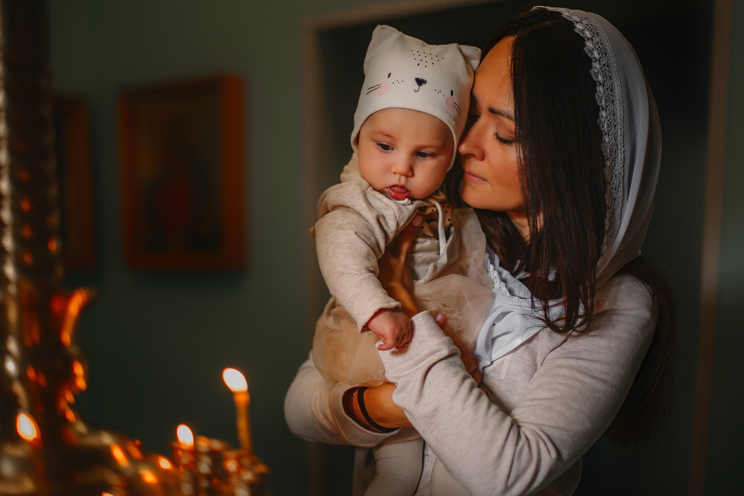 Таинство крещения. Семейный фотограф в Кургане