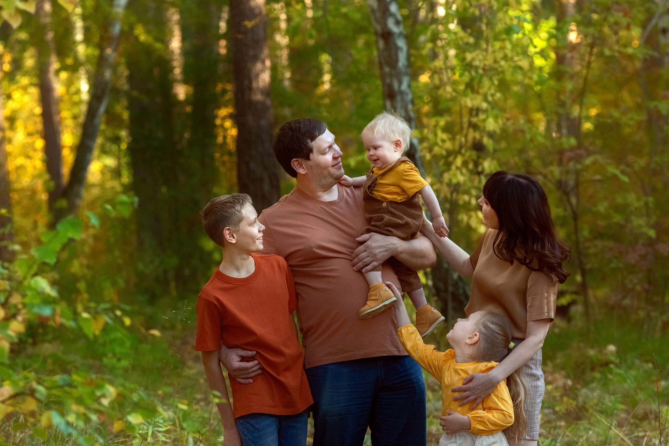 Семейная осенняя съемка. Семейный фотограф в Кургане