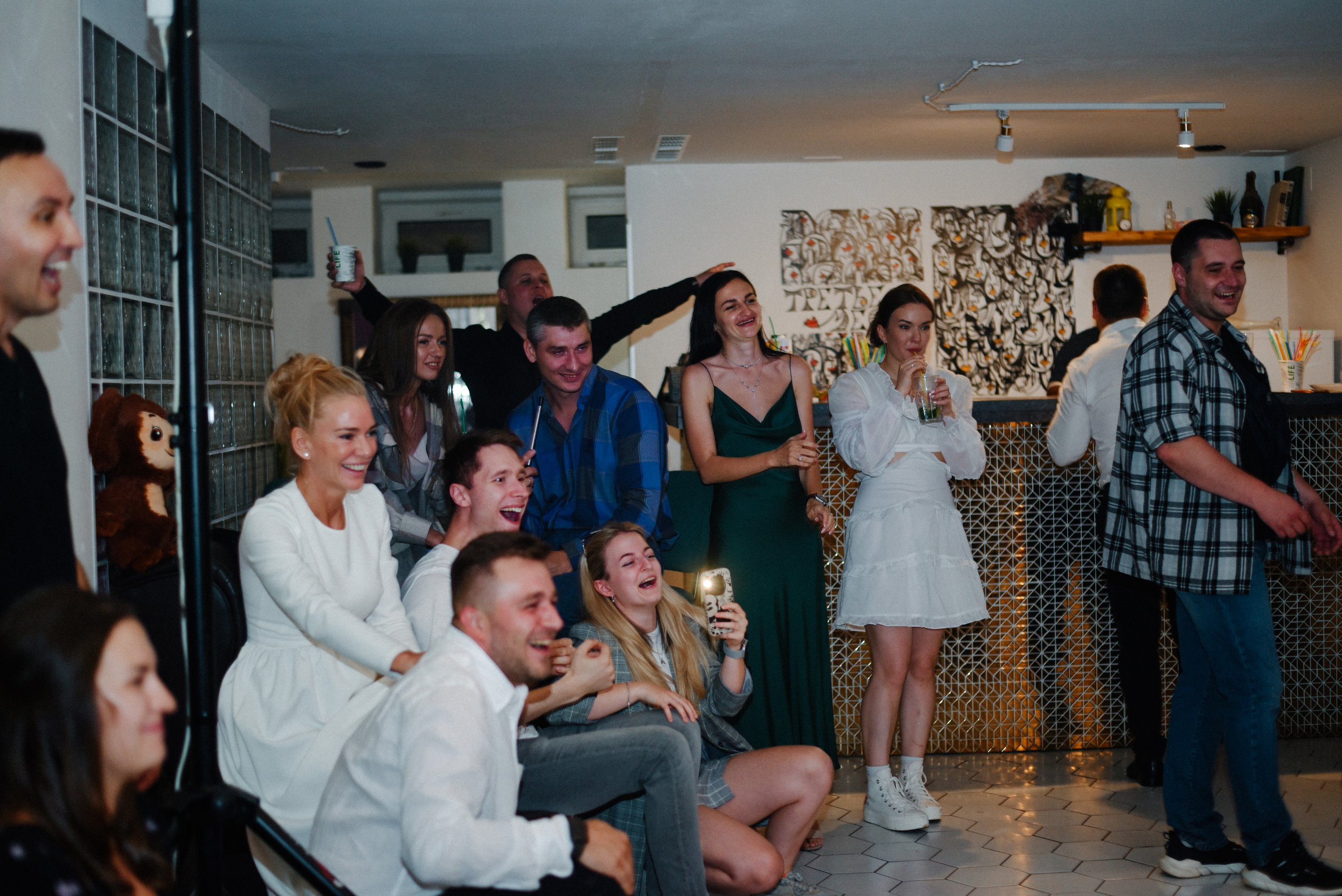 Владимир и Виктория Свадебная вечеринка BUILDING 53. Фотограф Лола Волна, город Москва