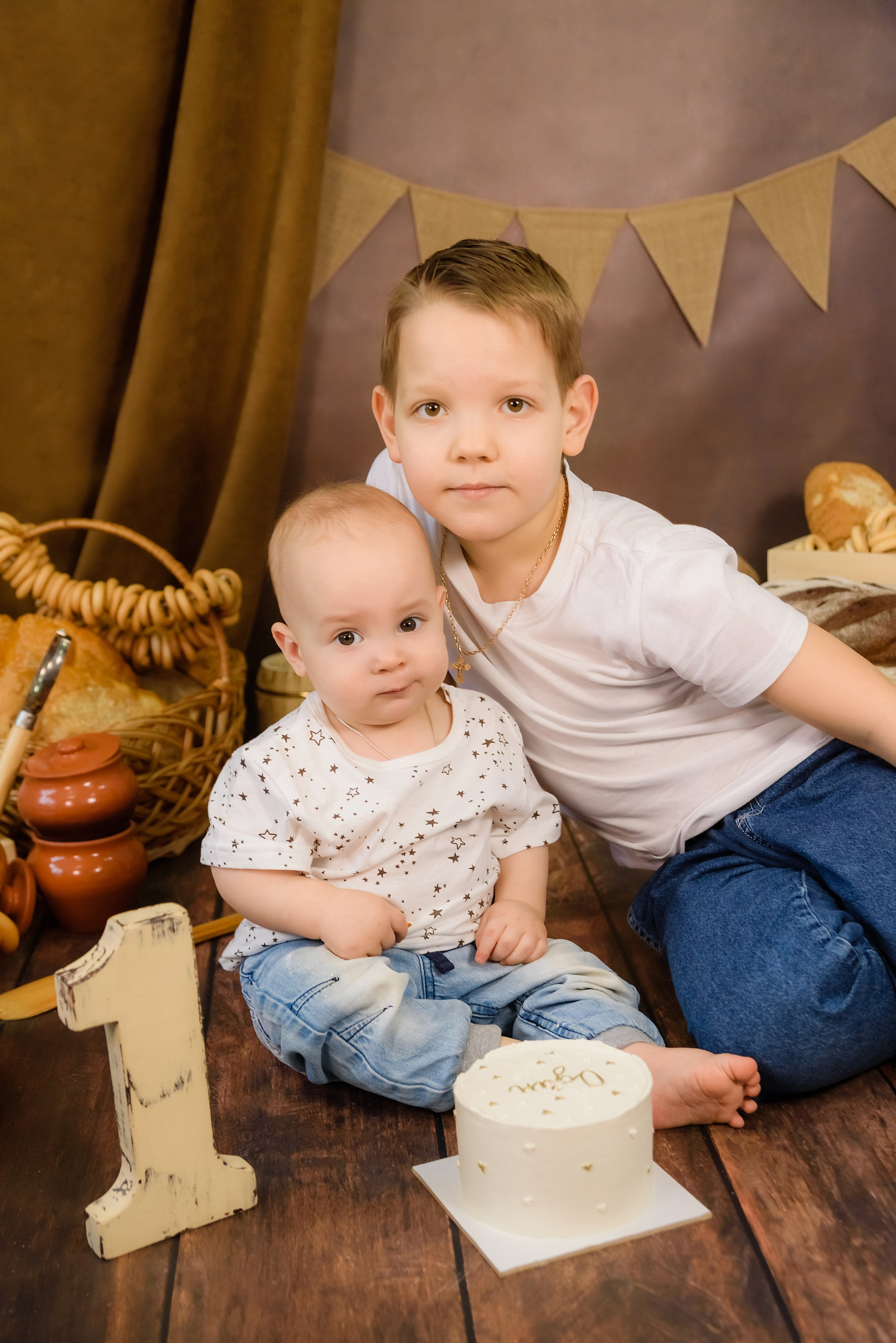 «Маленький пекарь» Саша 1 годик. Детский Фотограф |Фотограф на годик в Брянске Ирина Романова