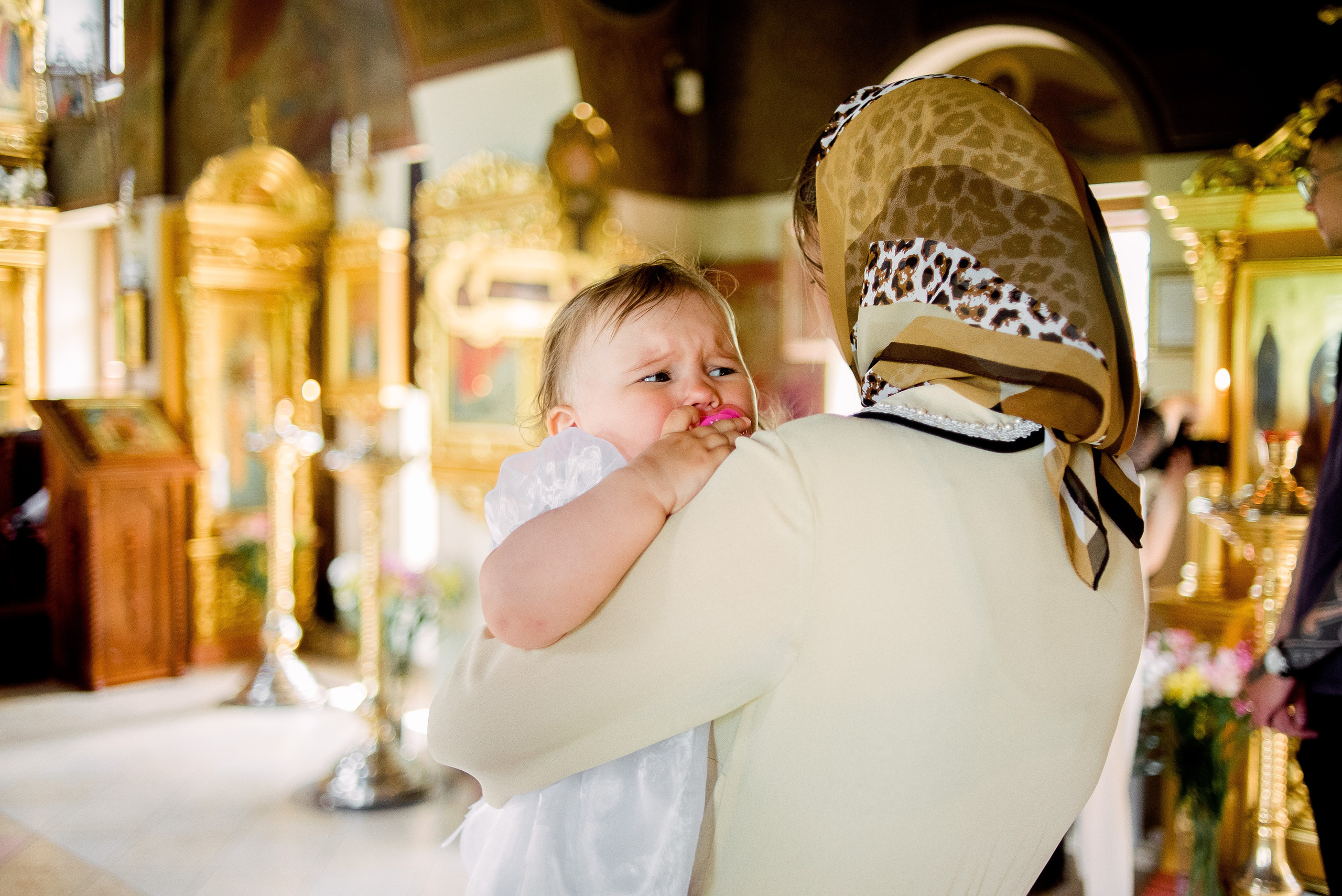 Крещение Ники. Фотограф Юлия Попова