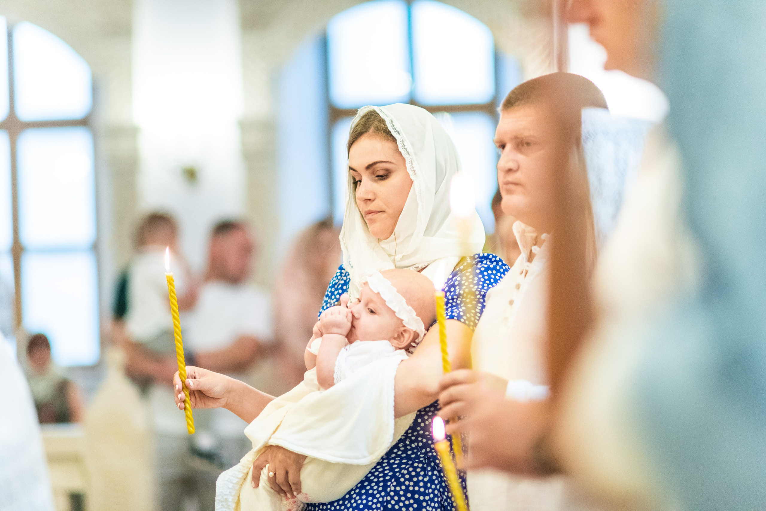 Крещении Ксении. Фотограф Юлия Попова