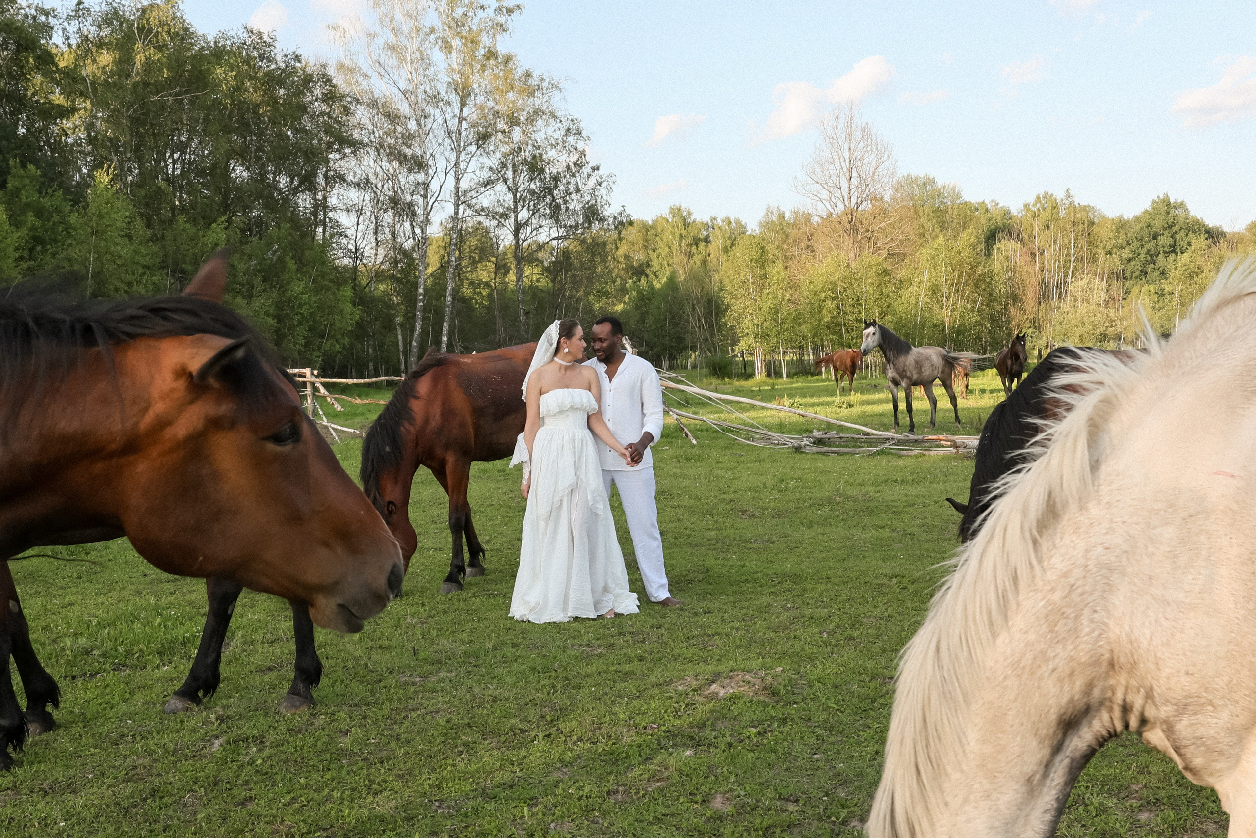 Кристафле и Олеся. Свадебный, репортажный, фотограф Москва и Московская область
