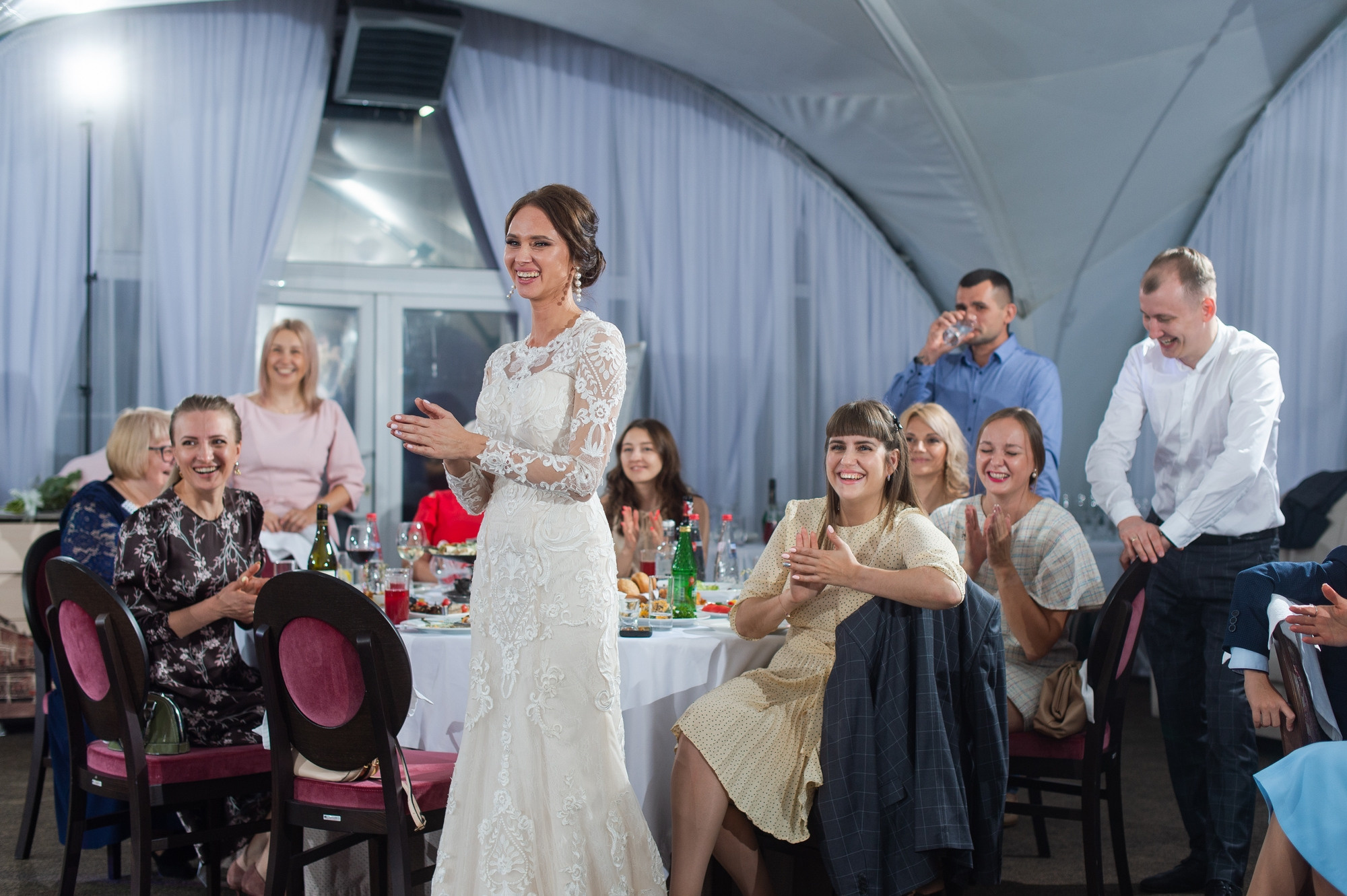 Банкет в шатре Шато. Свадебный и семейный фотограф в Омске Мормулев Михаил