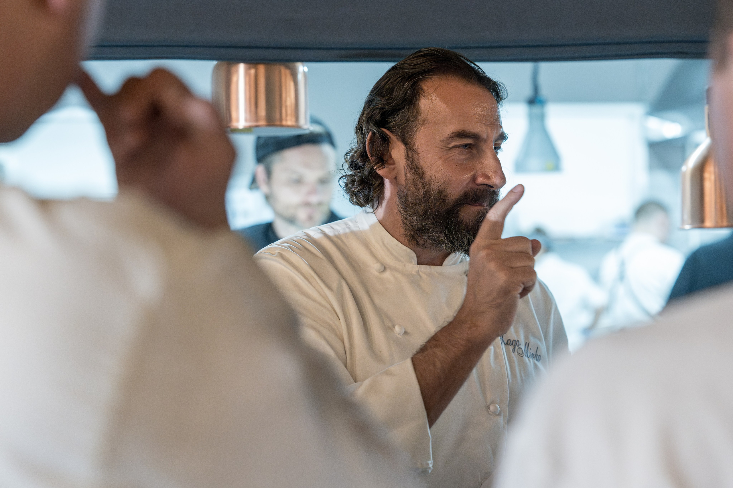 Гастрономический ужин «Лесная Италия» с Мирко Дзаго в ресторане RiverSide. Репортажный фотограф в Красной Поляне и Сочи Павлюченко Екатерина