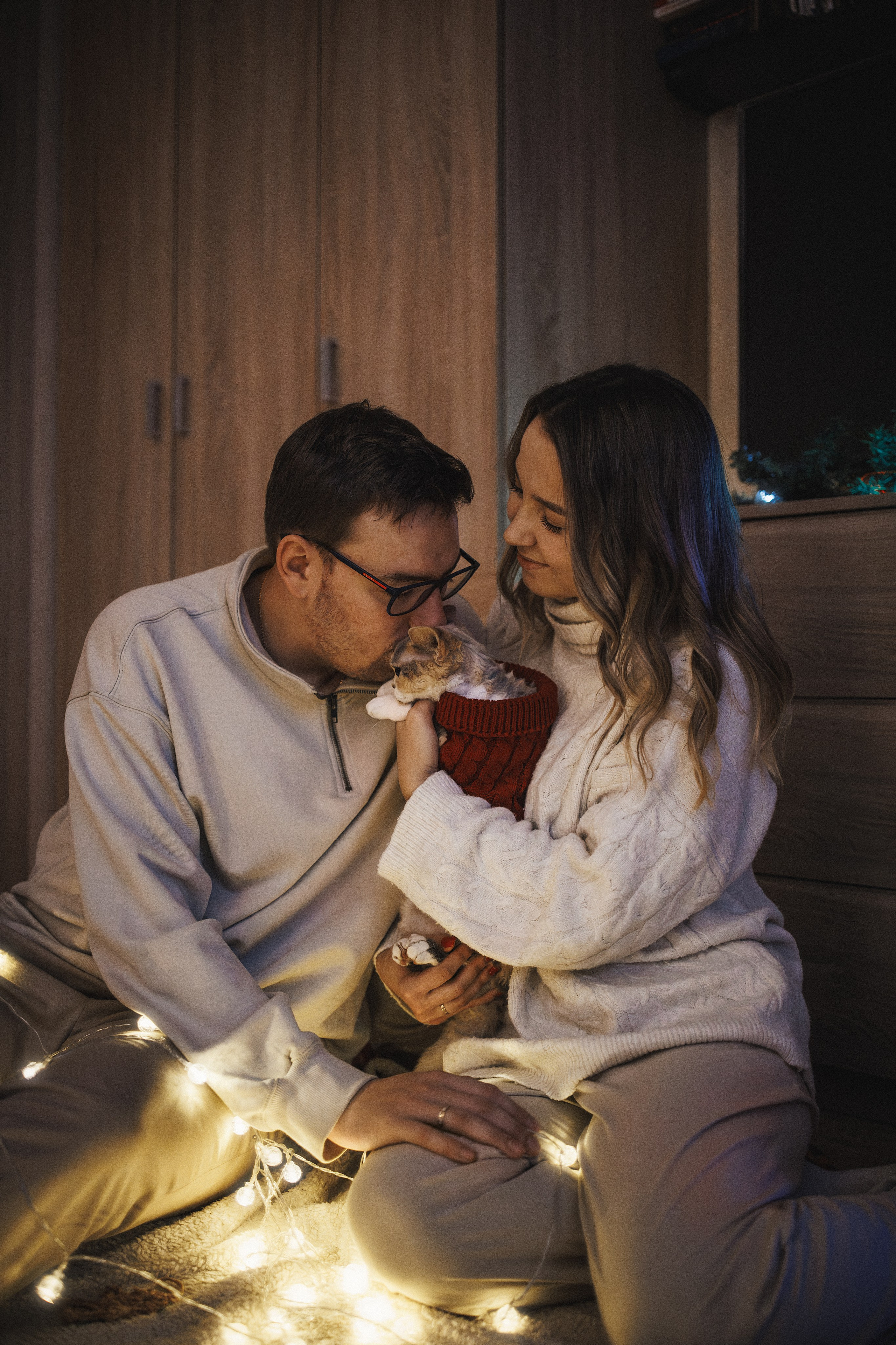 Домашняя новогодняя. Фотограф Анималист в Москве Анастасия Жучкова