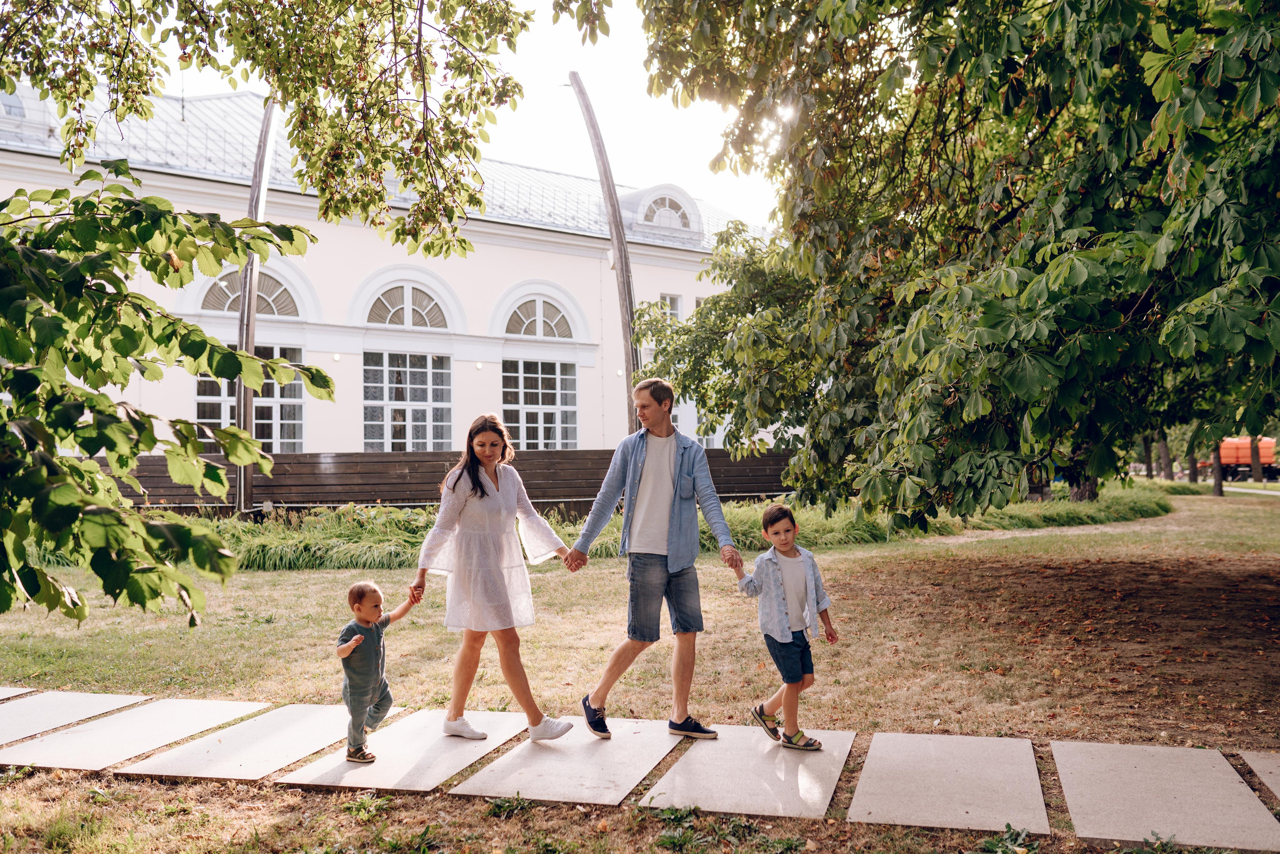 Анастасия, Игорь, Матвей, Лев. Семейный фотограф в Москве Лилия Лебедева