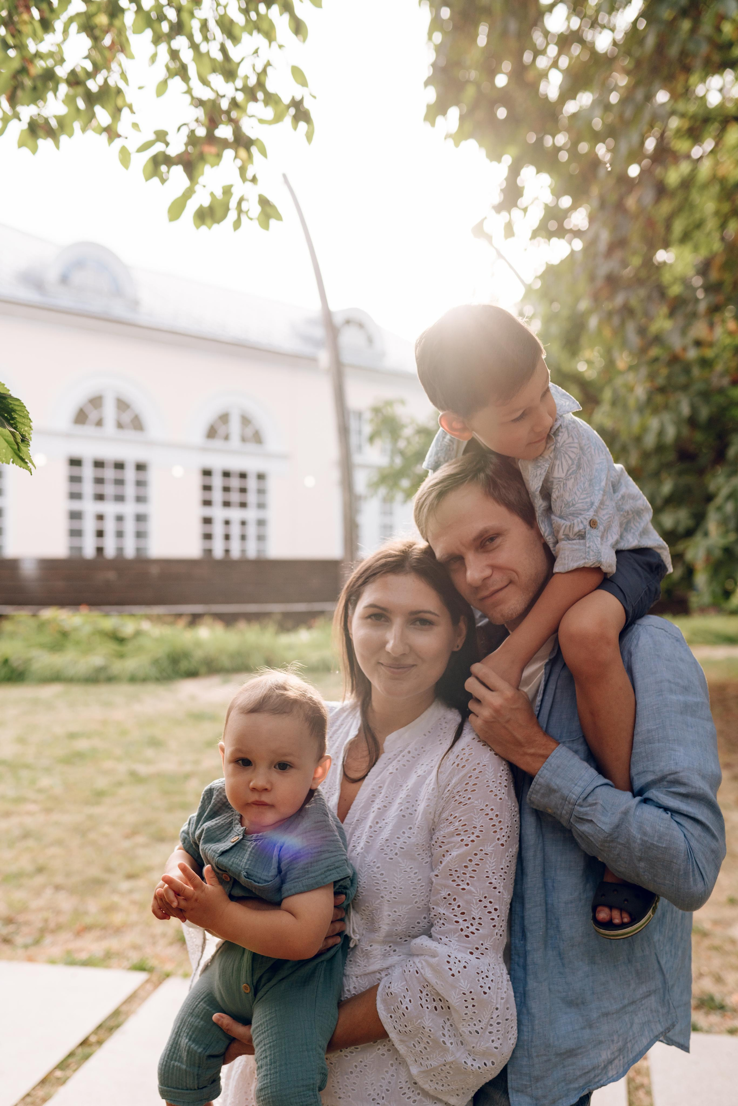 Анастасия, Игорь, Матвей, Лев. Семейный фотограф в Москве Лилия Лебедева