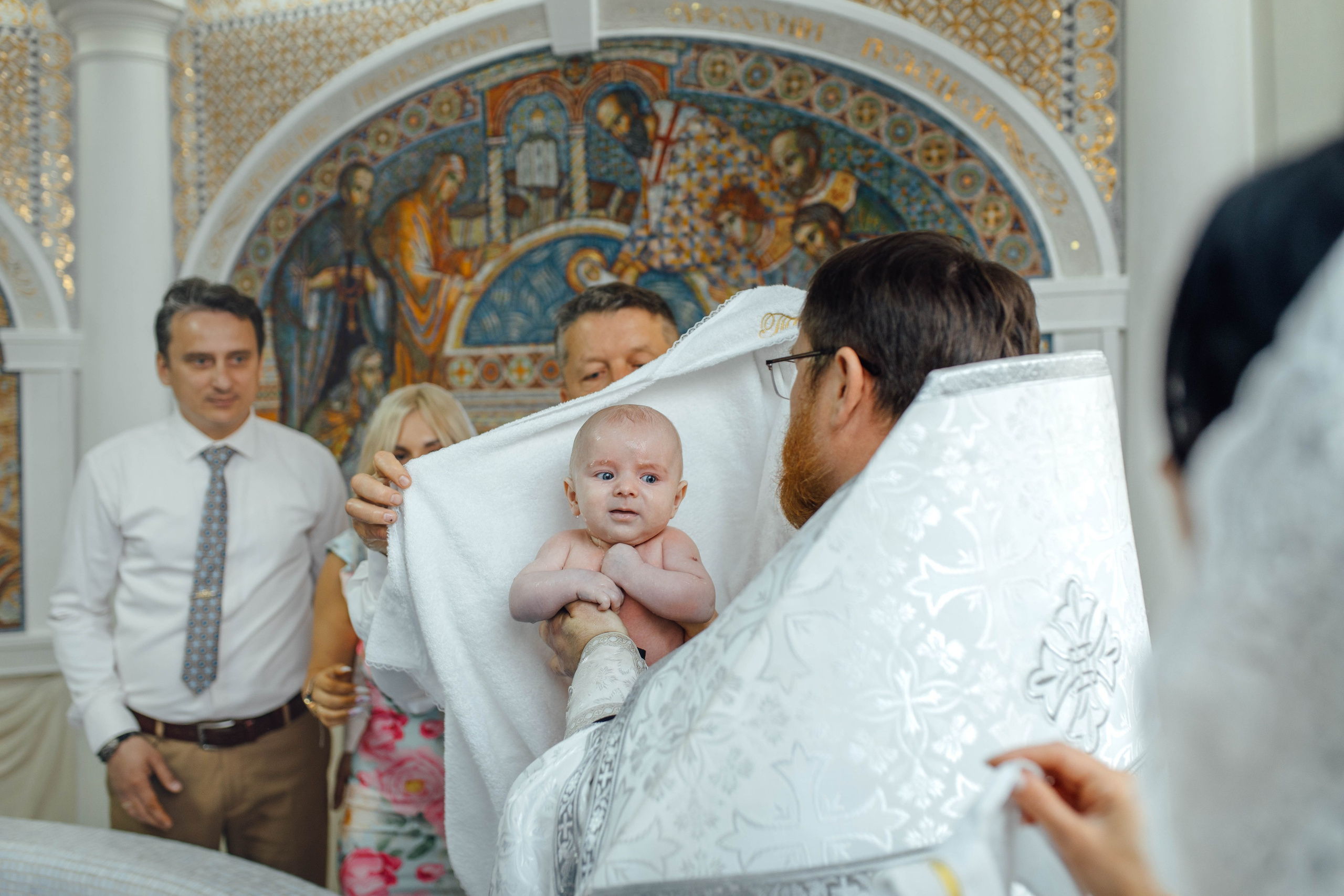 Крещение Михаила, храм Святой Троицы, июнь 2025