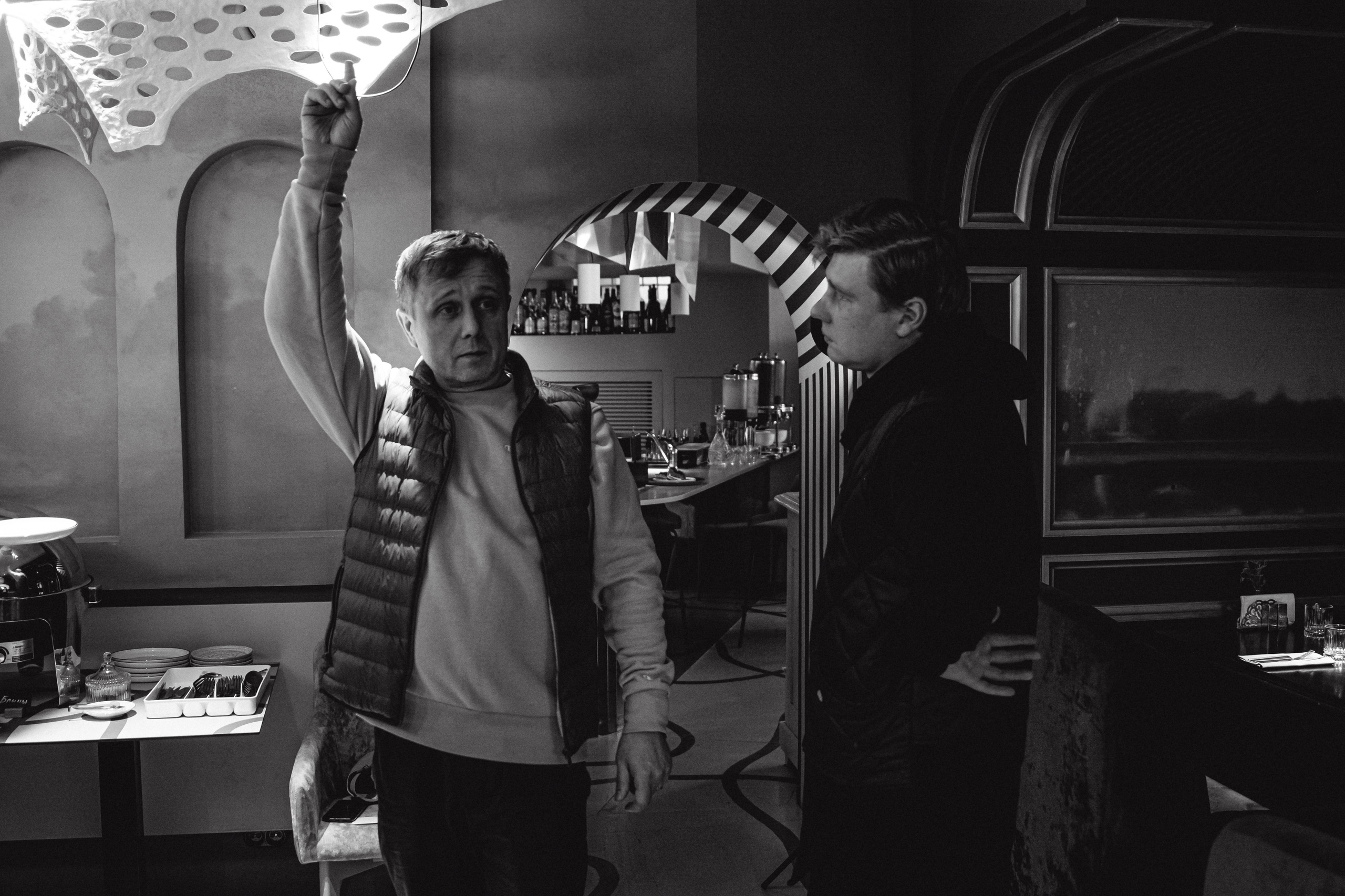 Пушкин в отеле «Оболенский». Съёмка ролика для конкурса. Портретный фотограф в Санкт-Петербурге Дмитриева Наталия