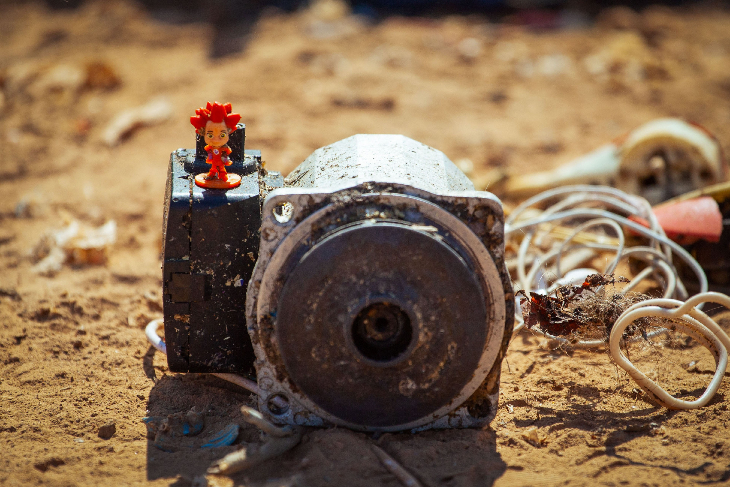 Анализ ижевского полигона ТБО [10-11 августа 2021 г.]. Фотограф Виноградов Константин