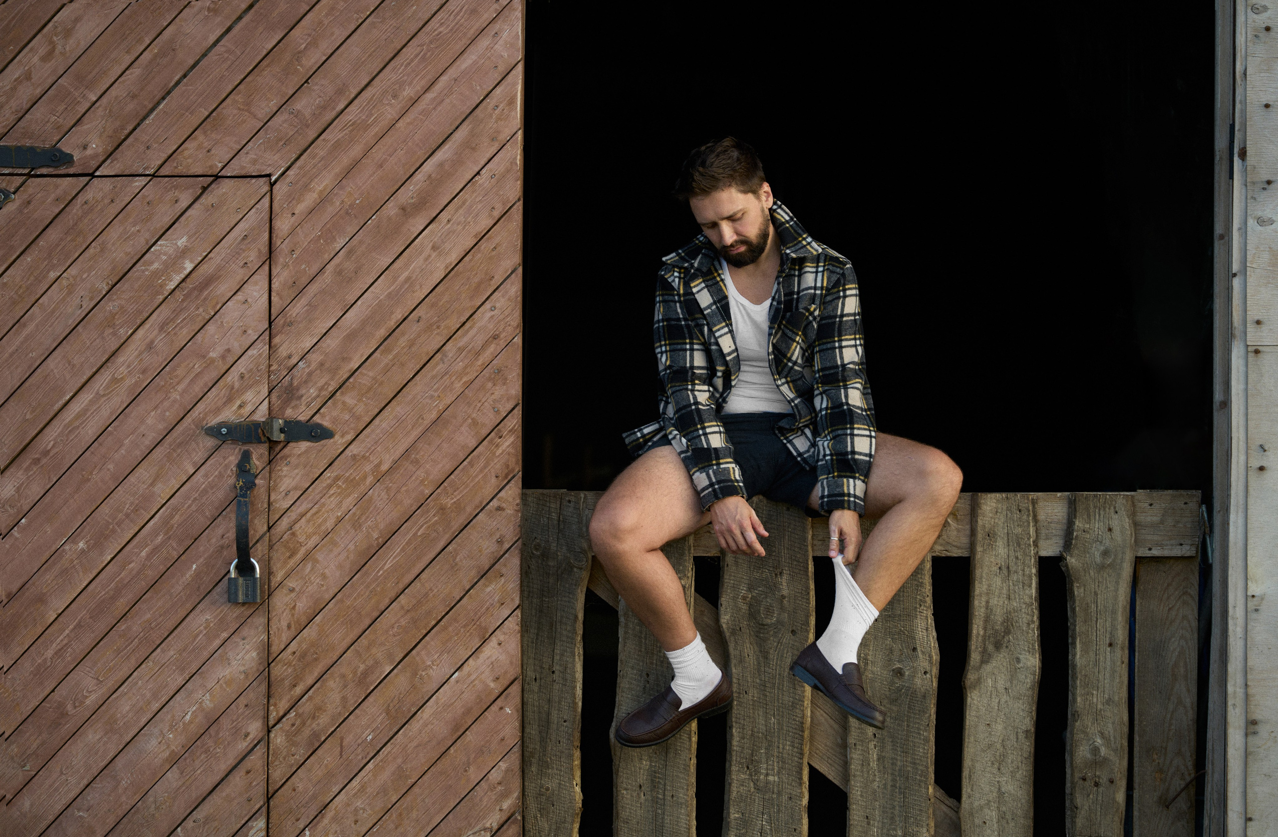 Женя на ферме. Женский фотограф в Самаре Дарья Ильина