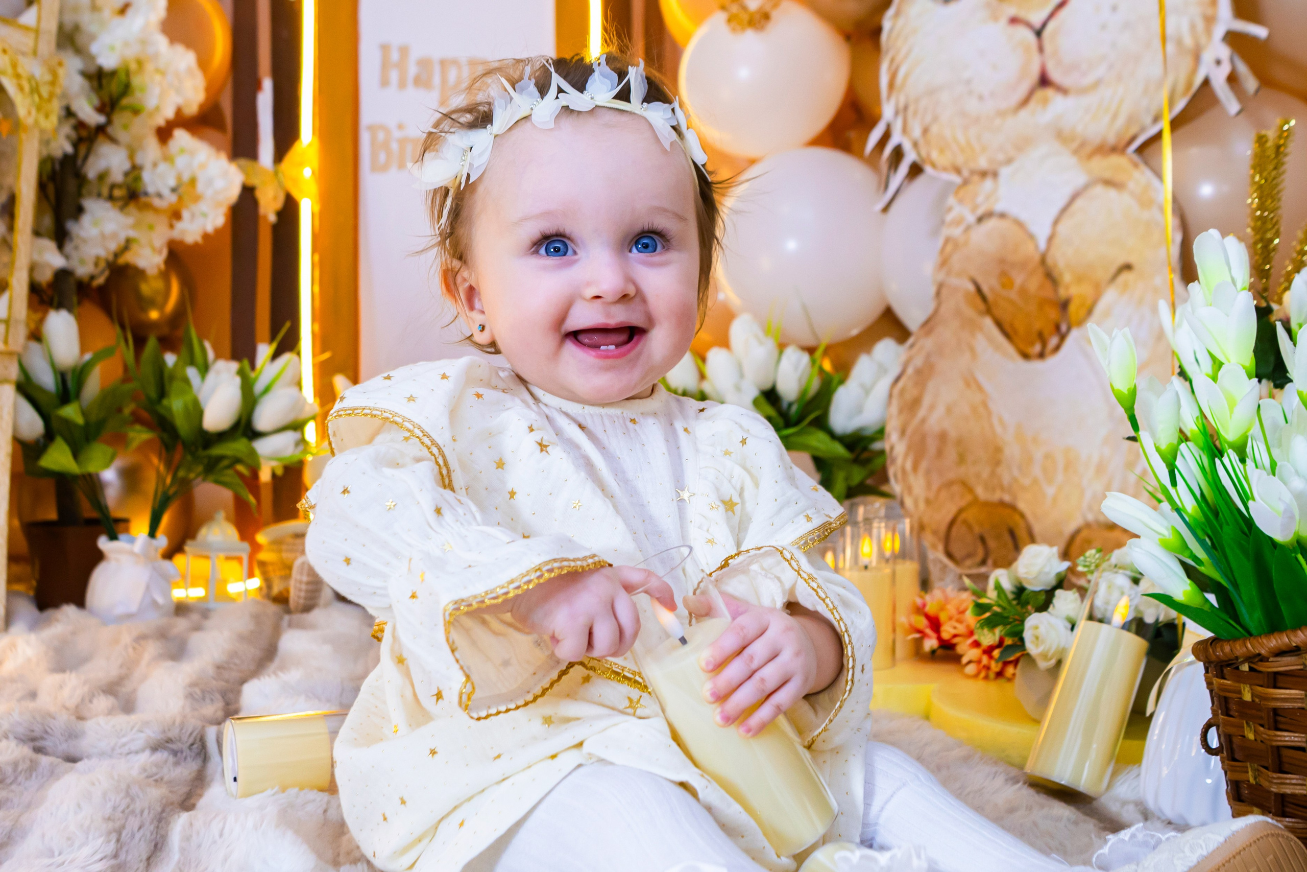 Малышка зайчик. Детская фотостудия «Чудо малыш»