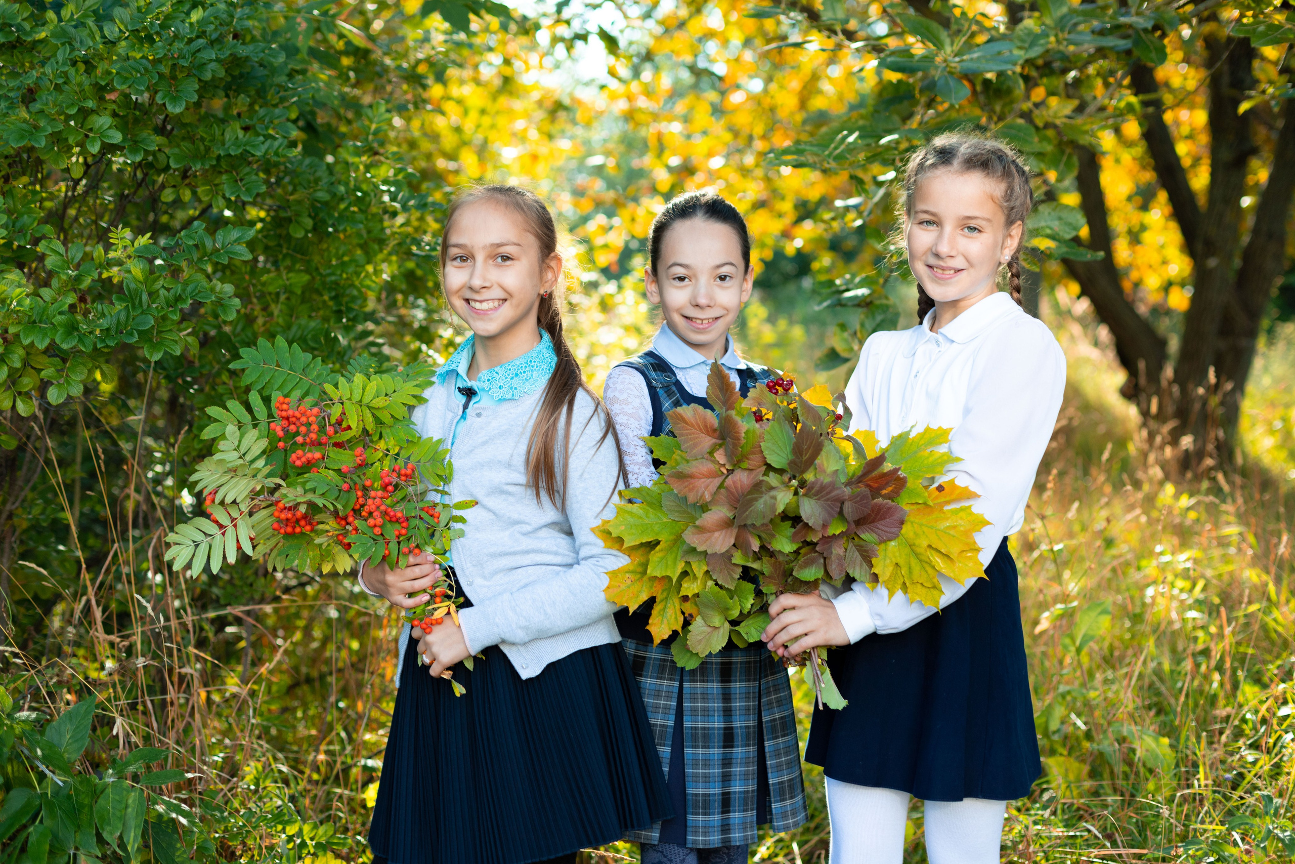 4 класс. Съёмка на улице. Выпускные альбомы «Эврика» в Нижнем Новгороде