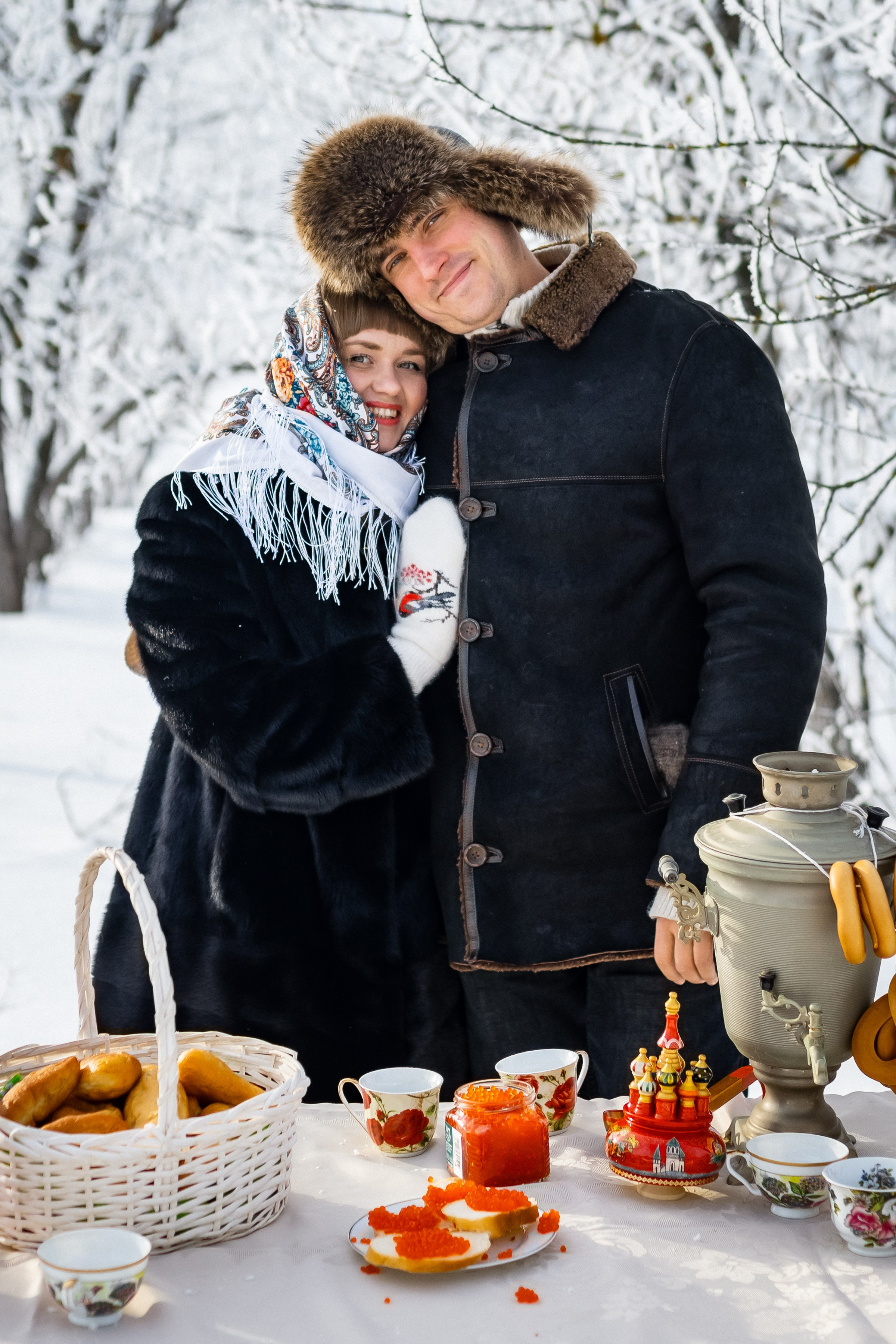 Зимняя в русском народном стиле. Ольга Плаксина фотограф в Саратове