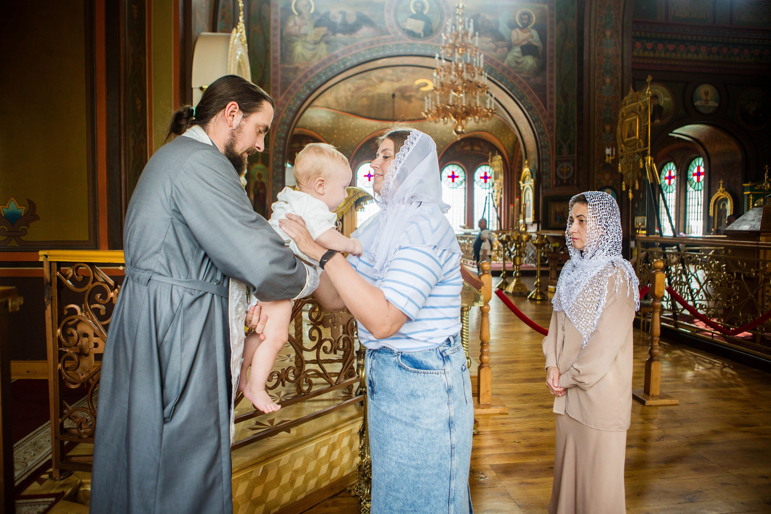 Крещение Юрия. Свято-Троицкий Собор. Свадебный семейный и детский фотограф в Краснодаре Карина Федоровская