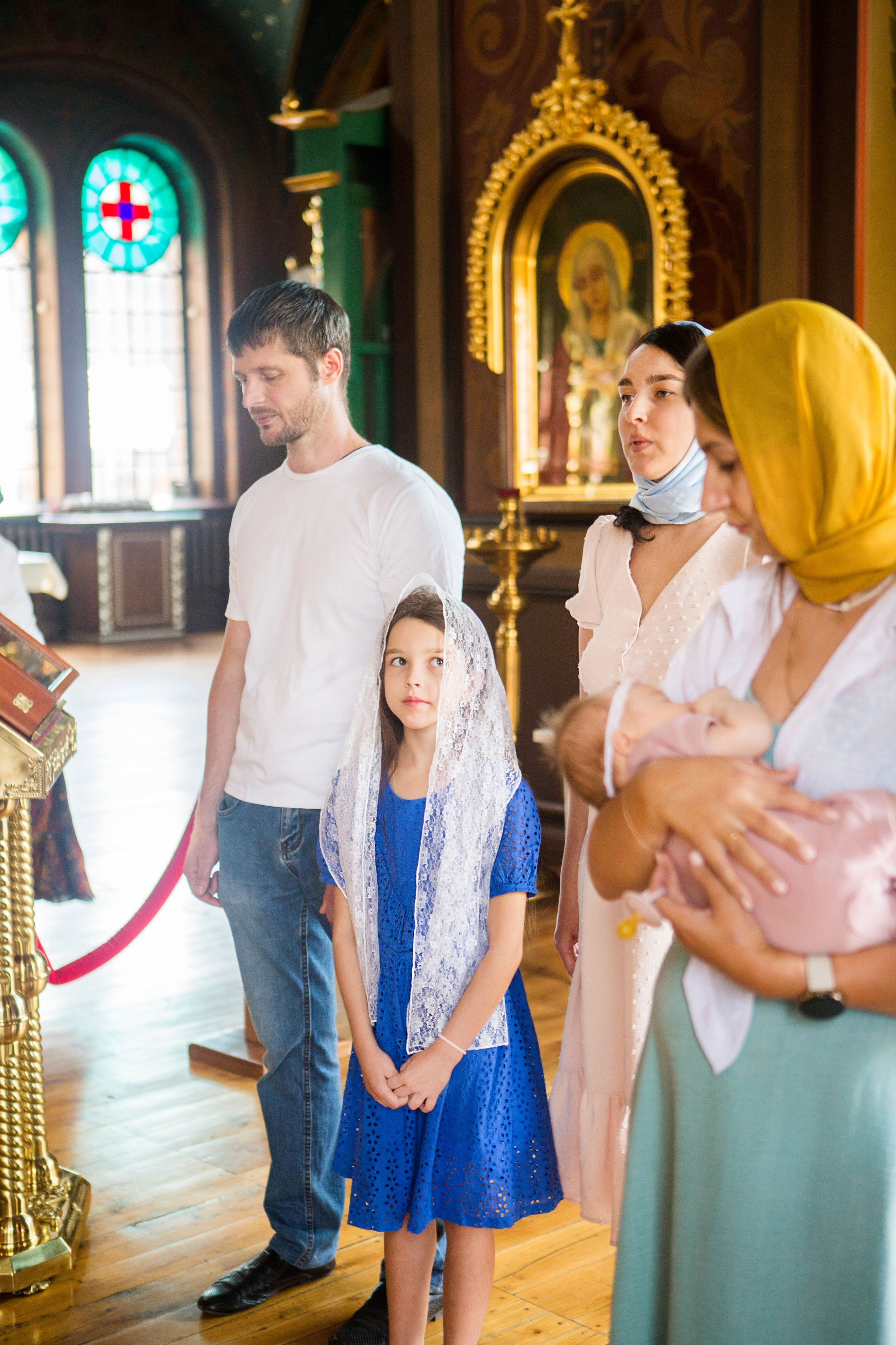 Крещение Анны. Свято-Троицкий собор. Свадебный семейный и детский фотограф в Краснодаре Карина Федоровская