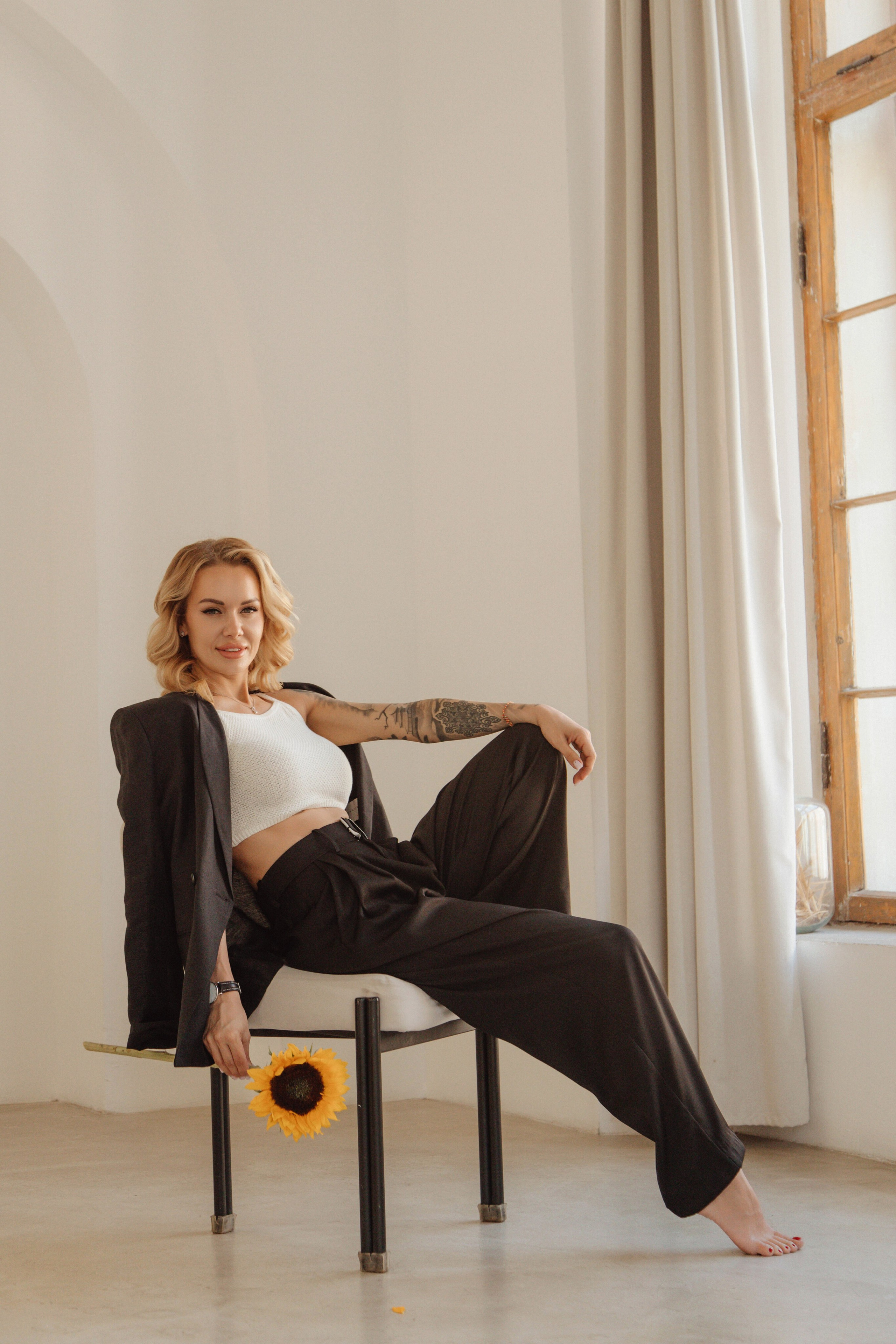 Олеся. Фотосессия на улице и в студии. Фотограф Ксения Третьякова, Санкт-Петербург