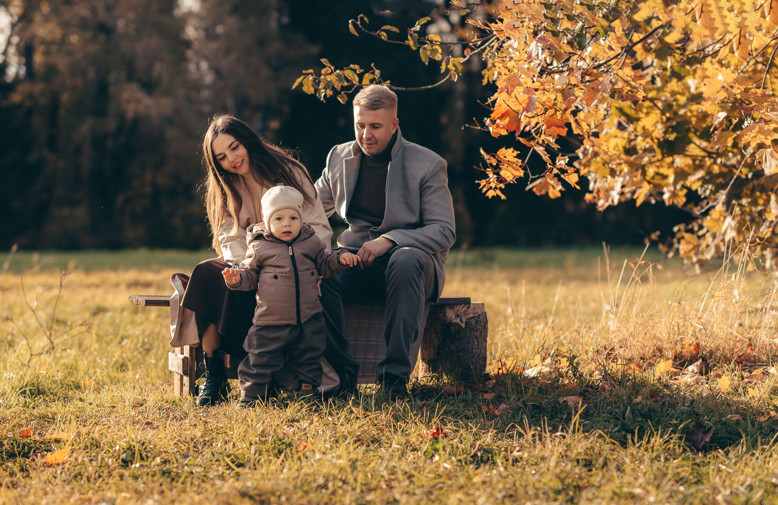 Осень в парке. Семейный фотограф в Домодедово и Москве Елена Пичугина